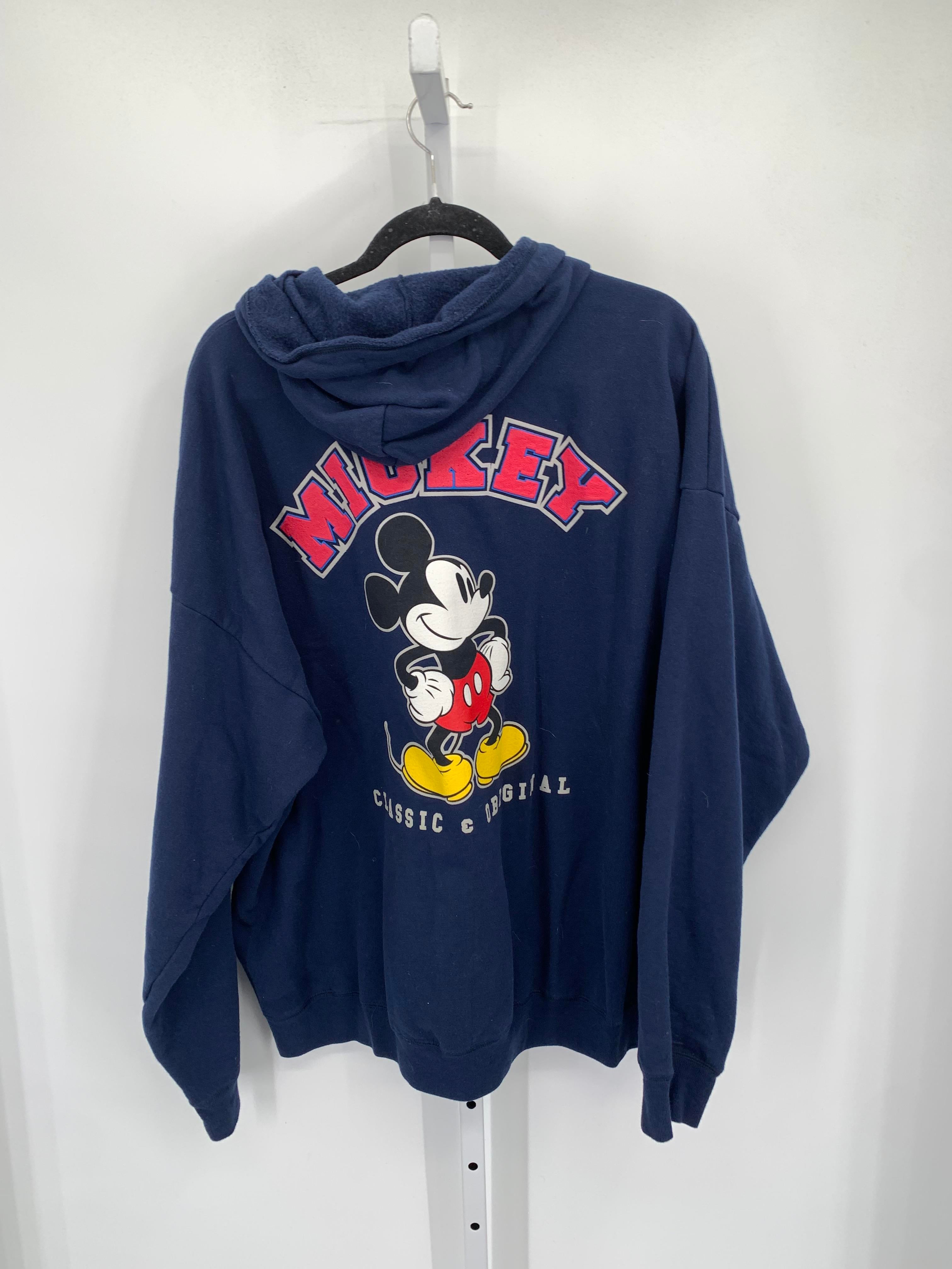 MICKEY MOUSE HOODED ZIP KNIT