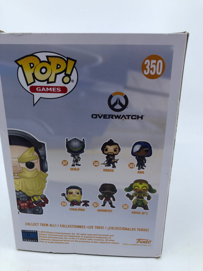 FUNKO POP OVERWATCH TORBJORN #350