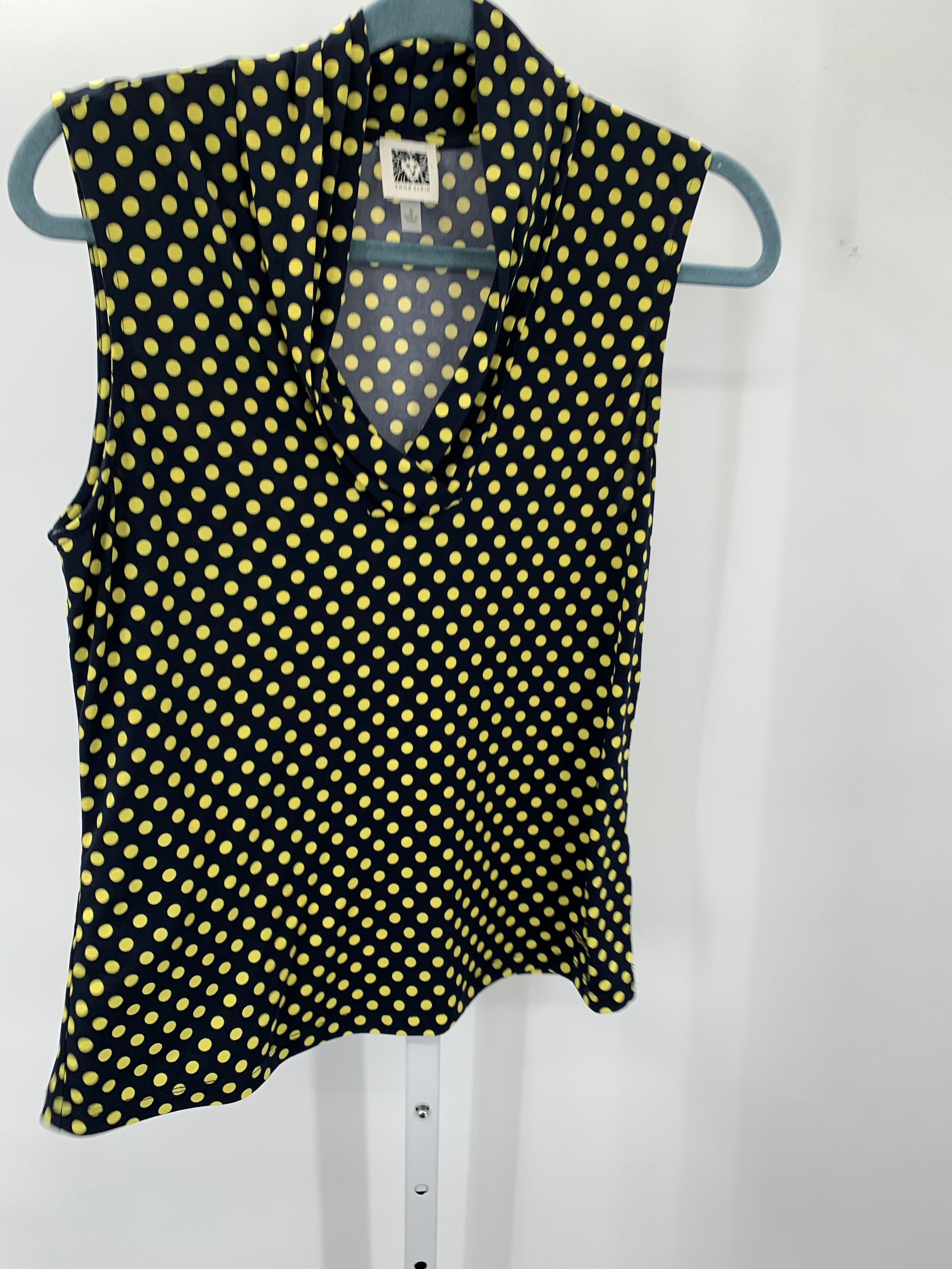 Anne Klein Size Small Misses Sleeveless Shirt
