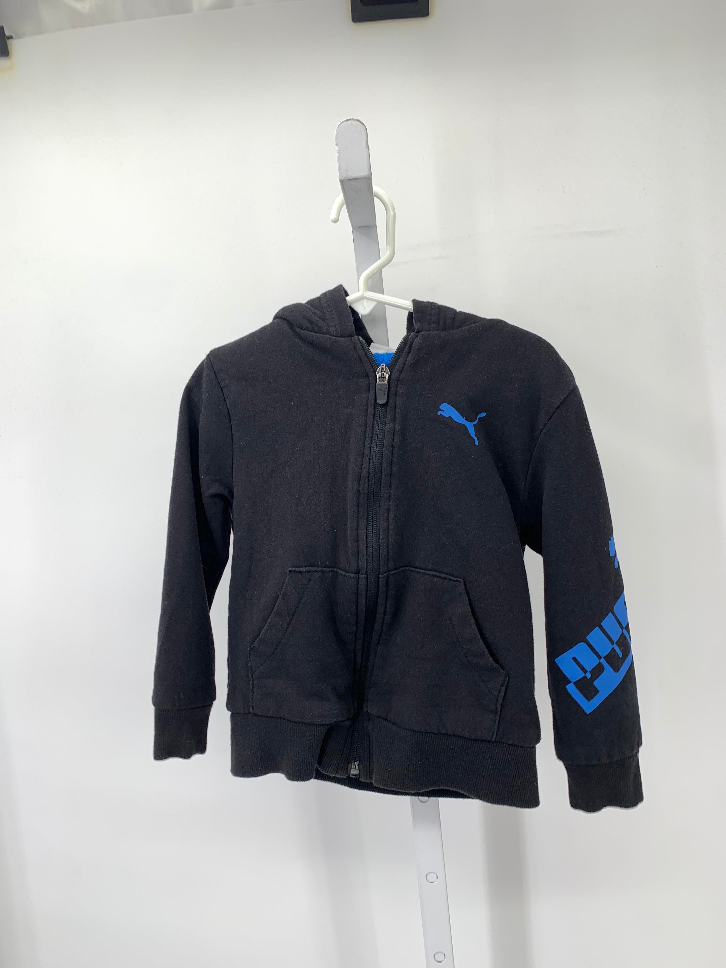 BLUE SHERPA LINED HOODED ZIP