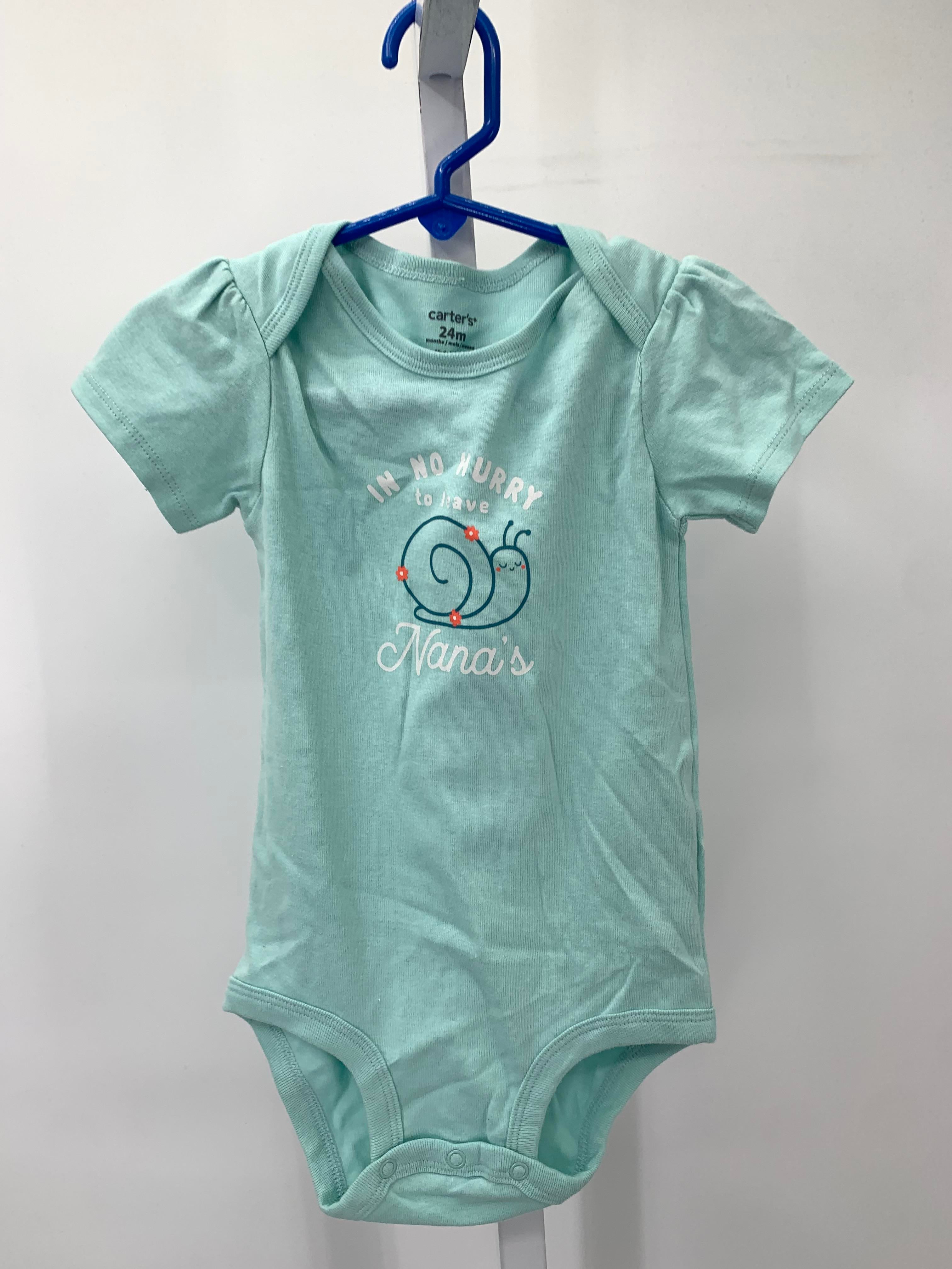 Carters Size 24 Months Girls Short Sleeve Shirt