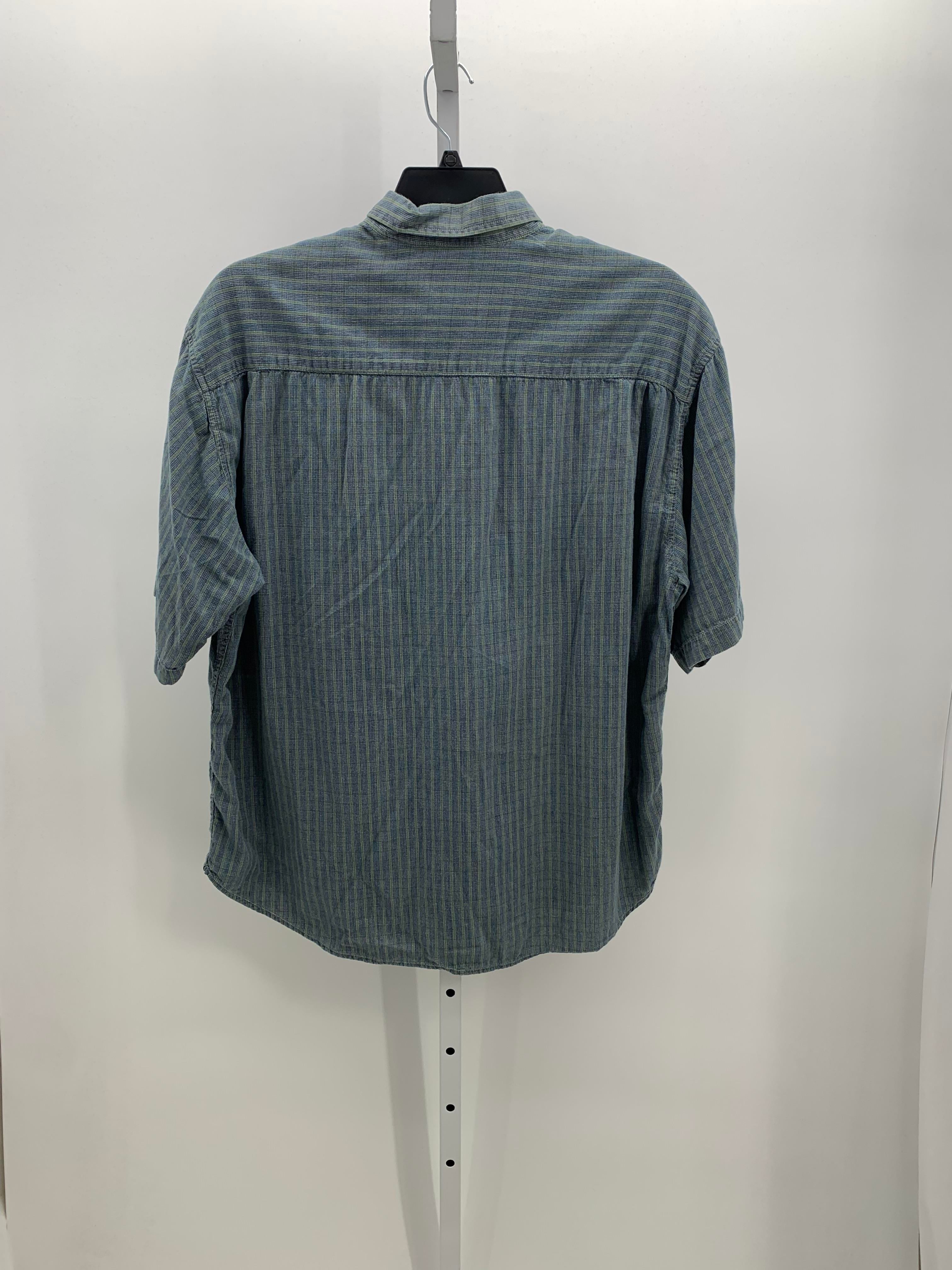 GREEN PLAID BTN DOWN