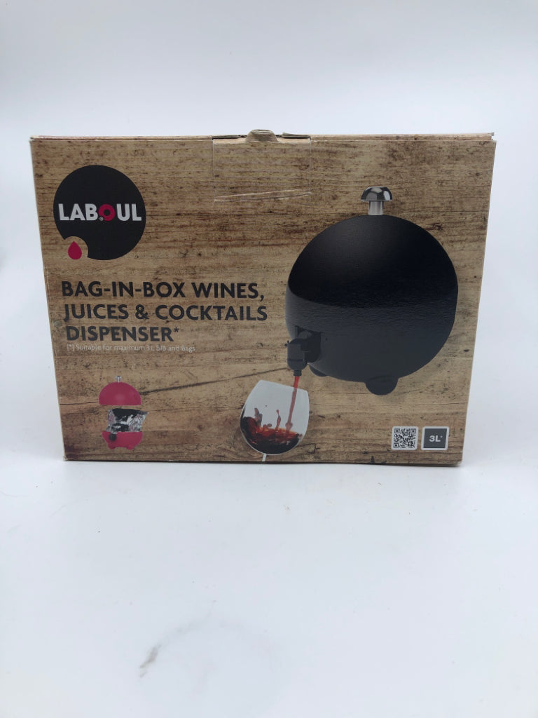 NIB LABOUL BAG-IN-BOX WINES,JUICES & COCKTAILS DISPENSER.