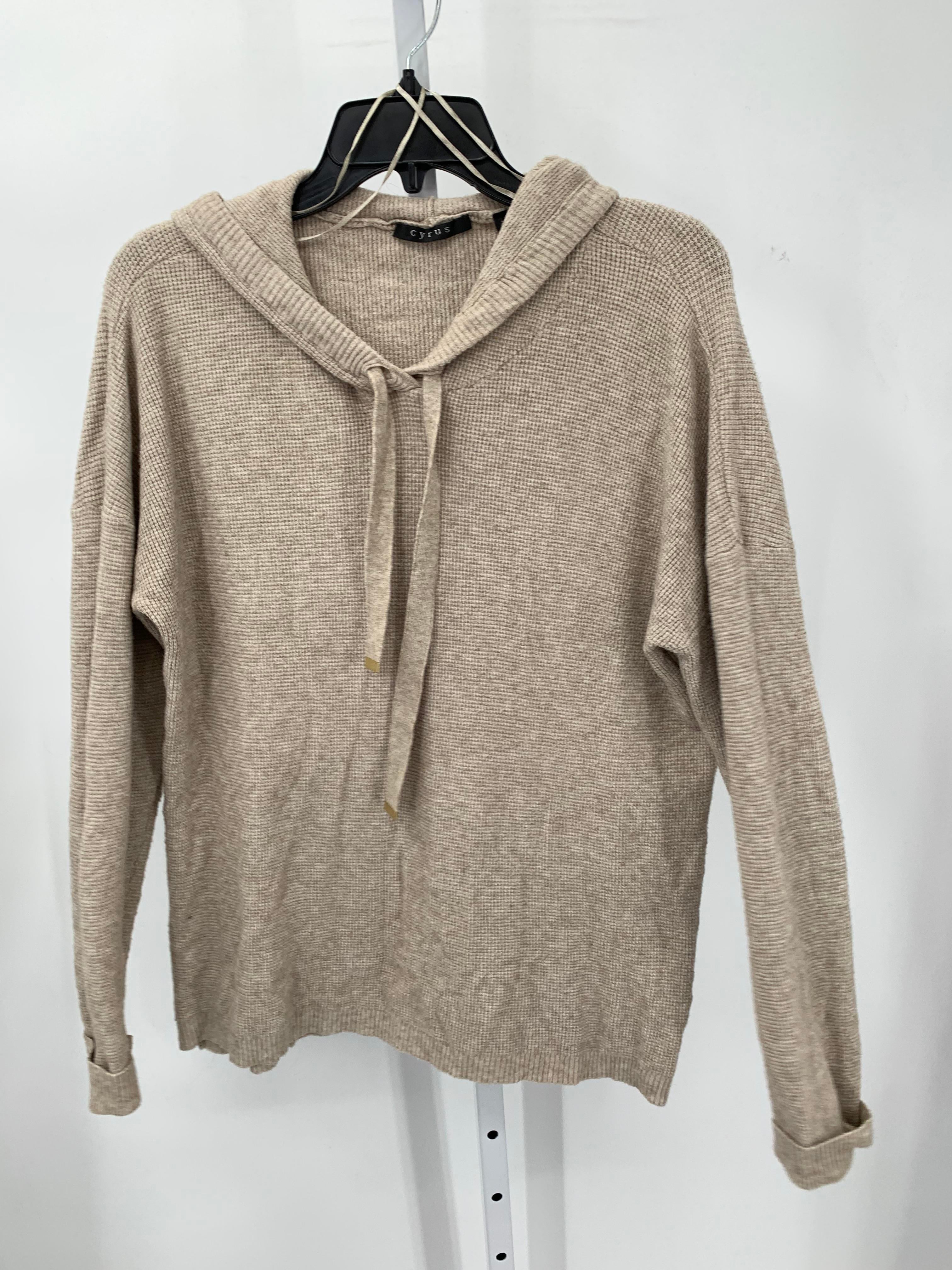 cyrus Size Large Misses Long Slv Sweater
