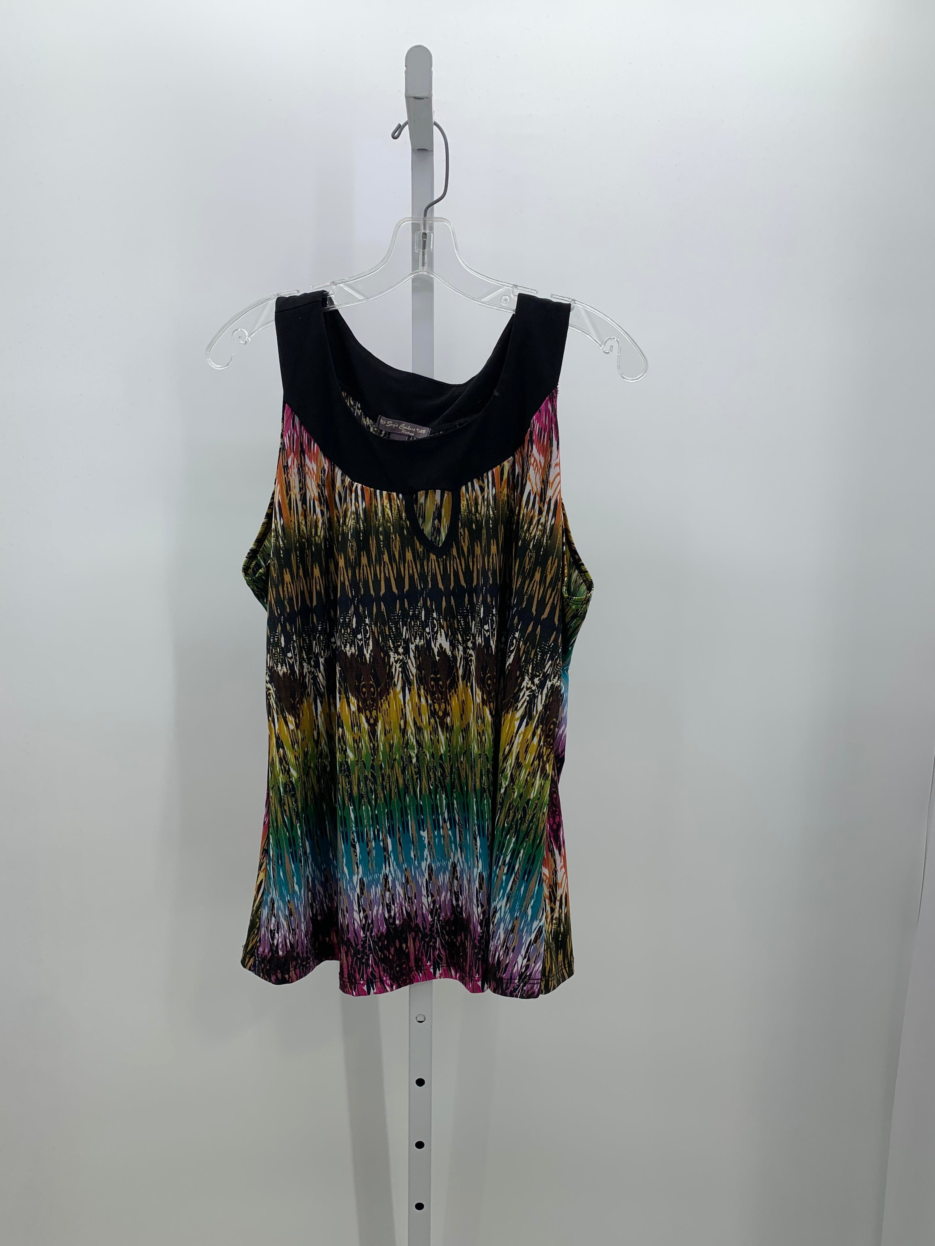 Size 1X Womens Sleeveless Shirt