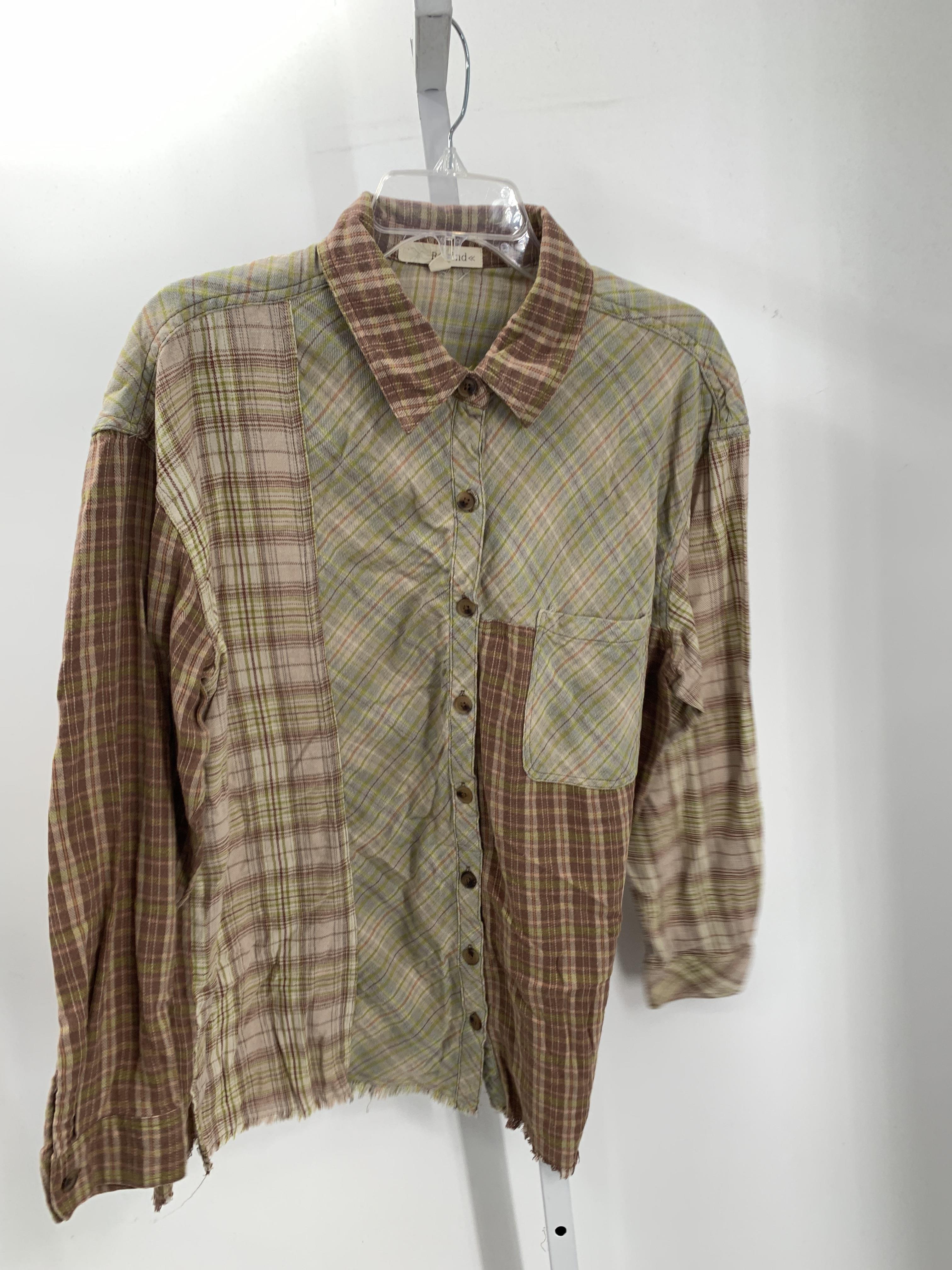 Rewind Size Extra Large Juniors Long Sleeve Shirt