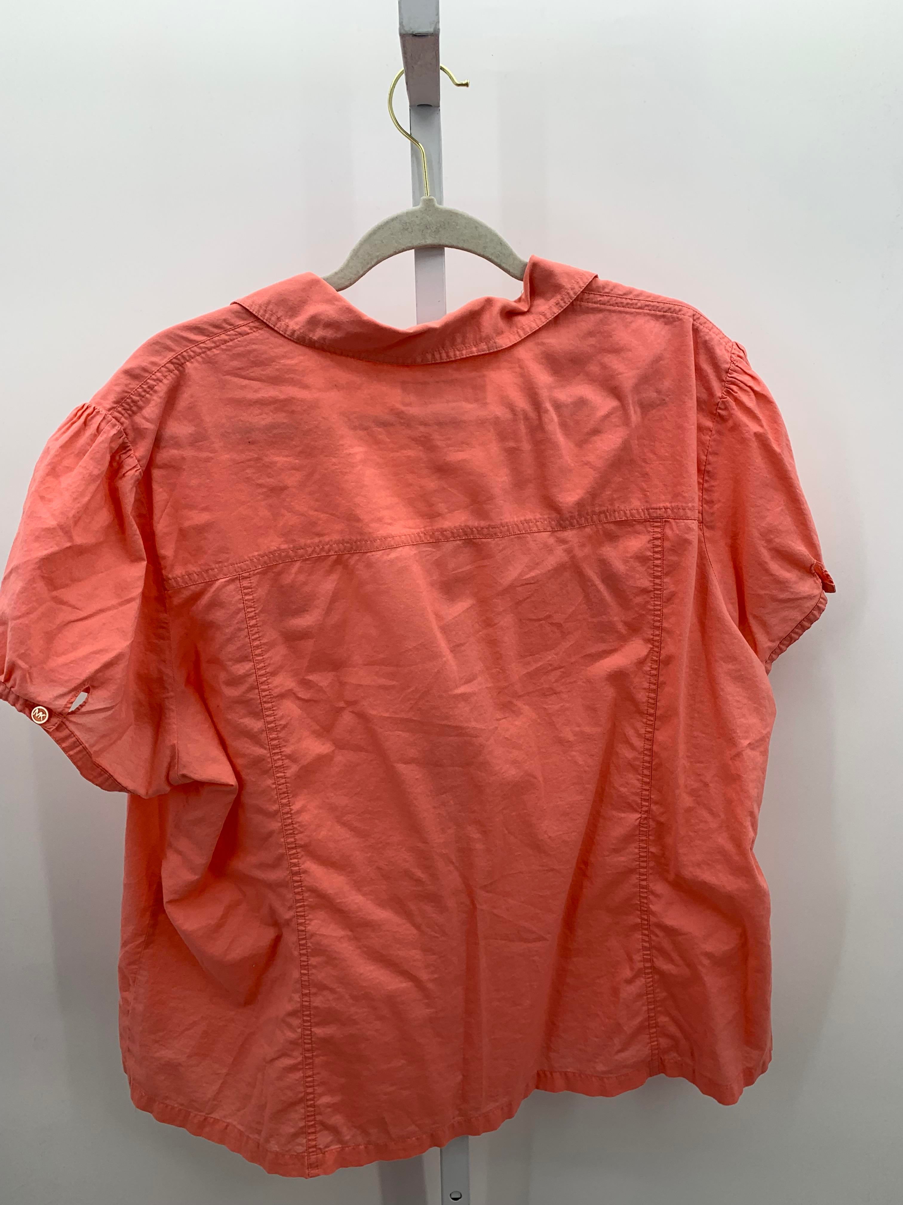 Michael Kors Size 3X Womens Short Sleeve Shirt