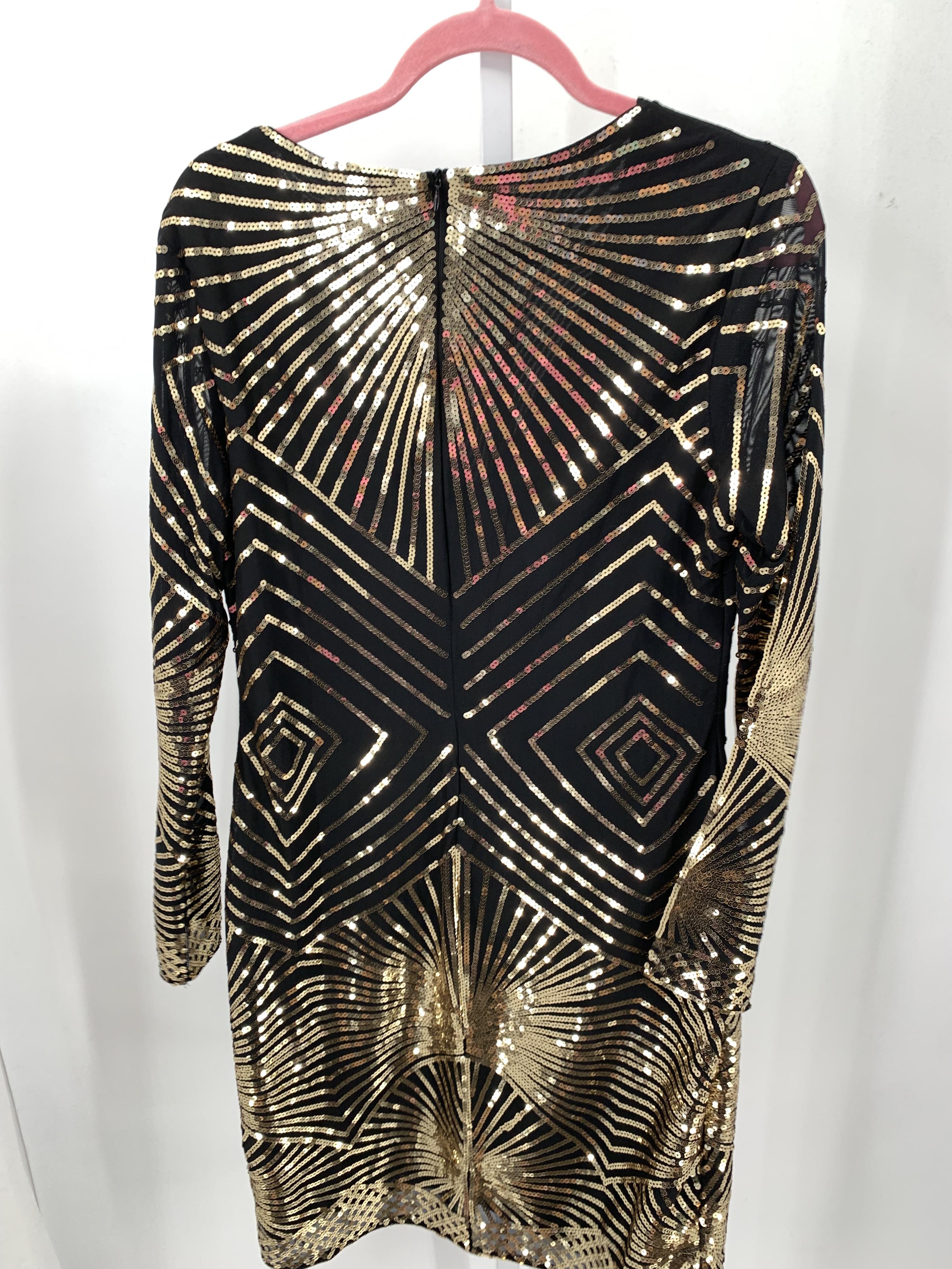 Size Large Misses Long Sleeve Dress