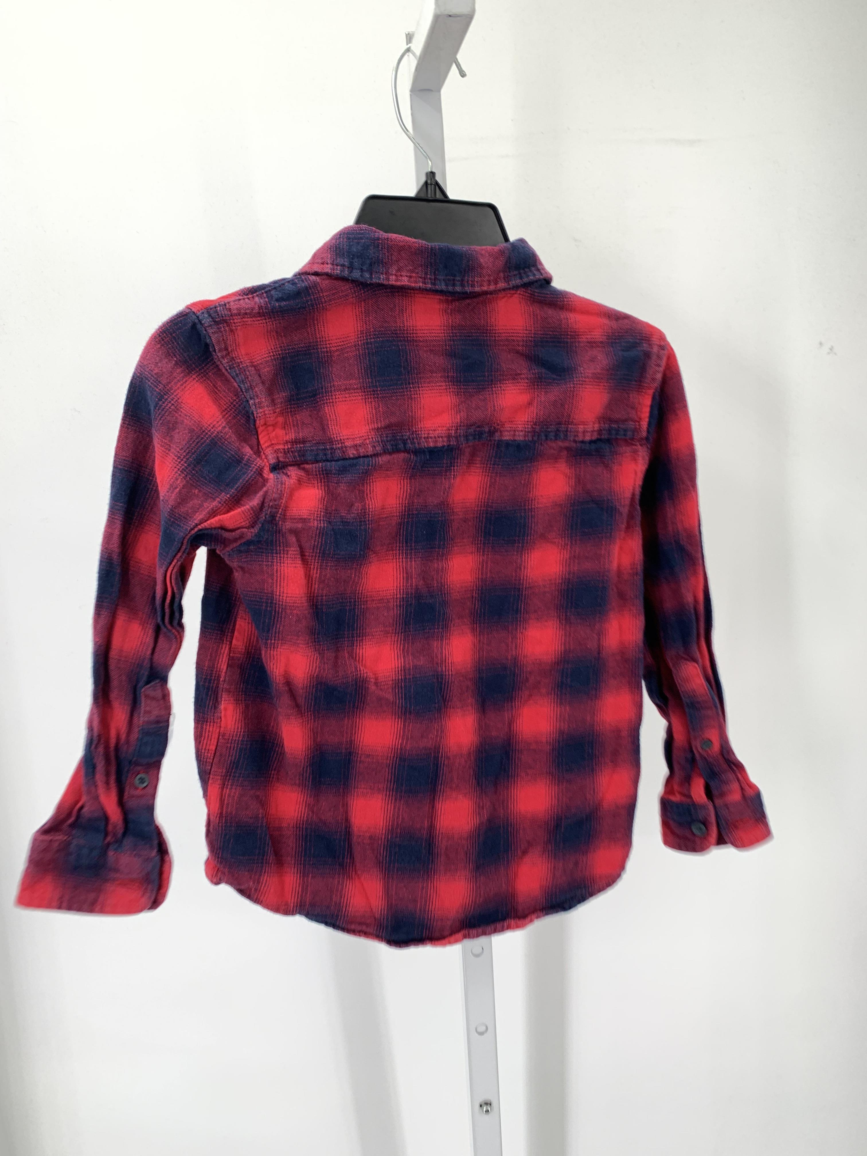 BLUE PLAID BTN DOWN
