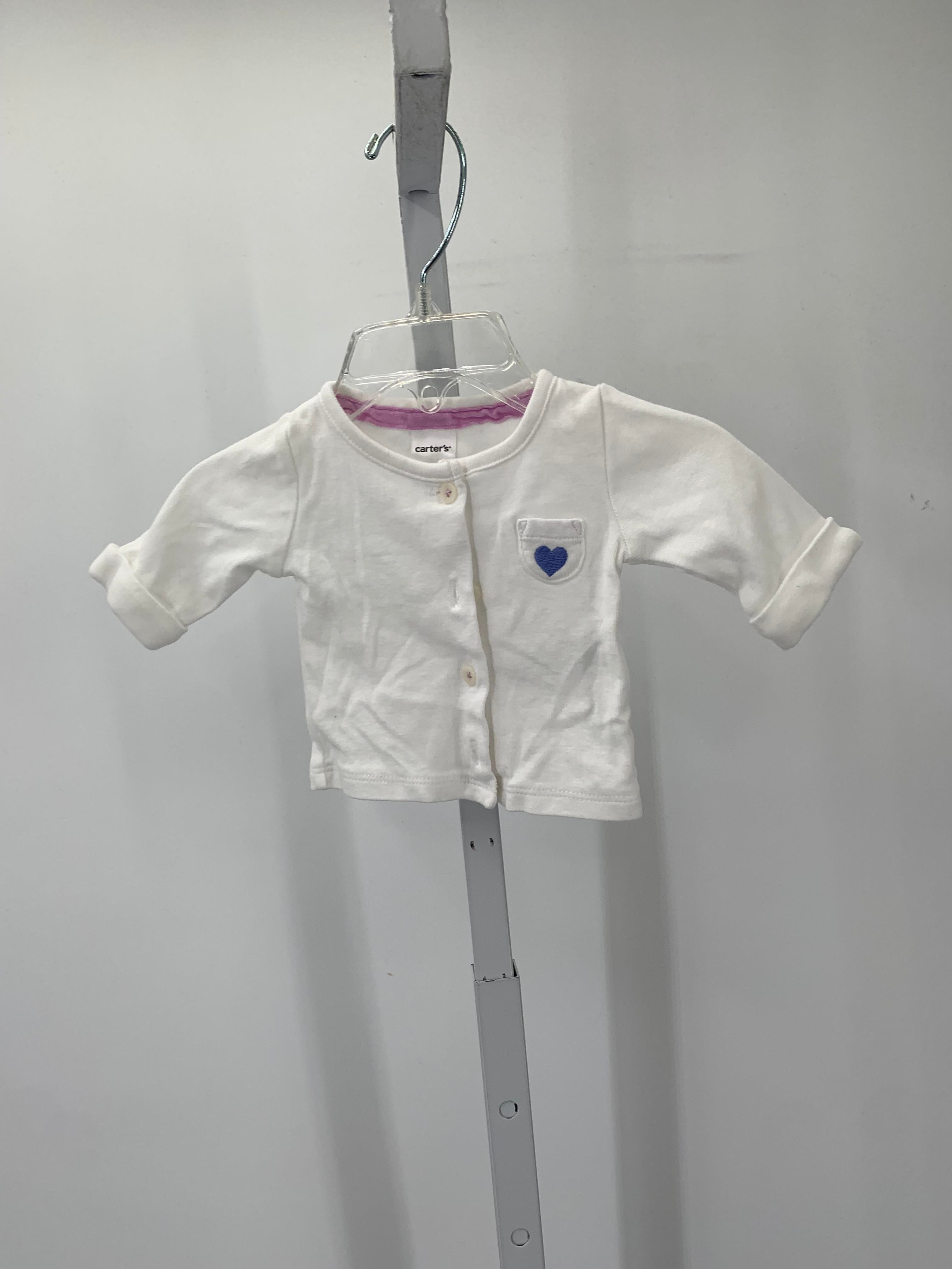 Carters Size Newborn Girls Long Sleeve Sweater