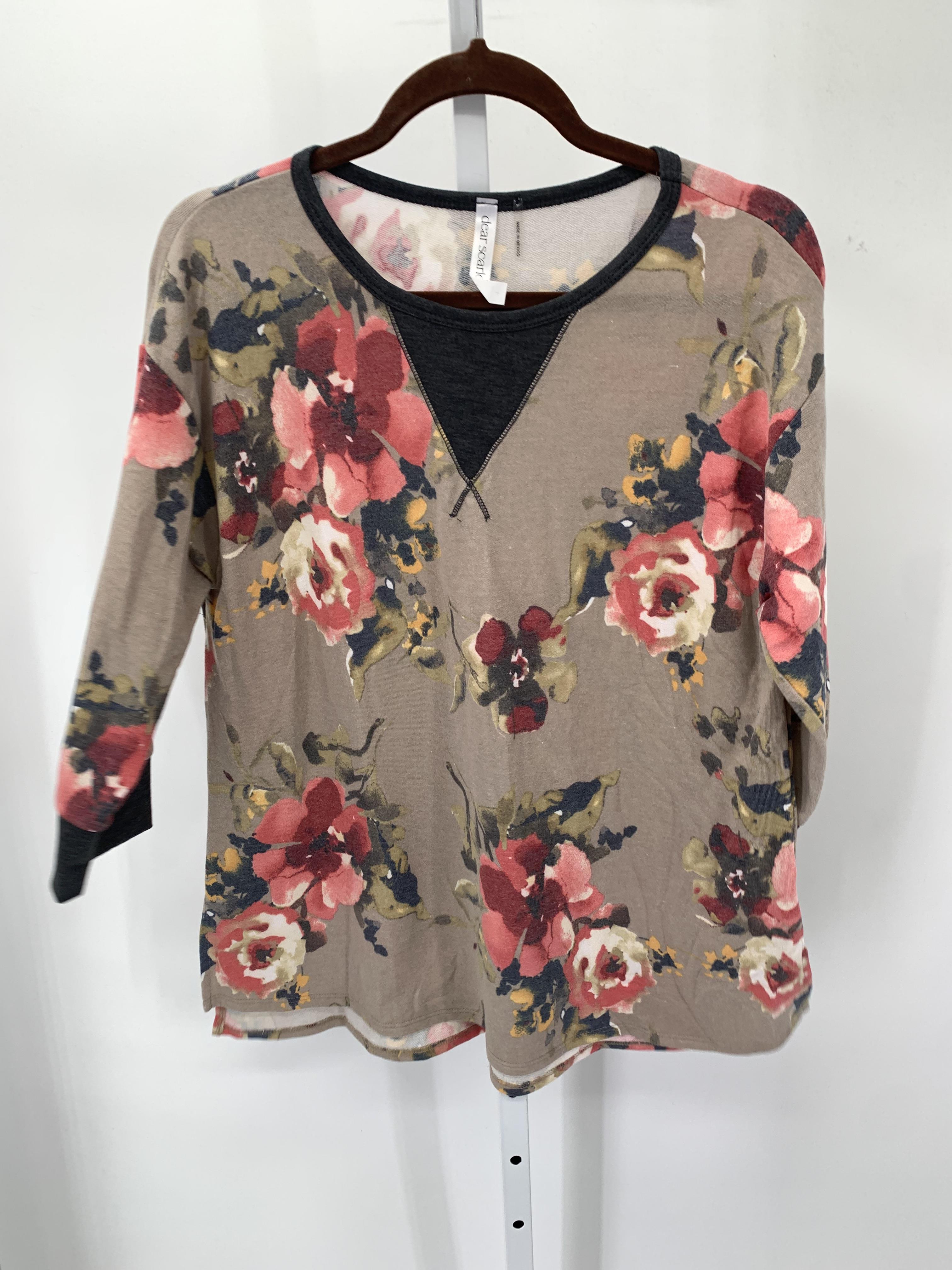 Size Large Misses 3/4 Sleeve Shirt