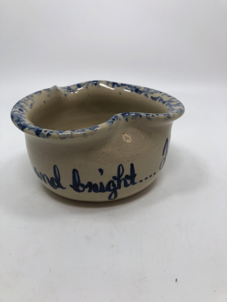 THE STARS AT NIGHT- TEXAS MARSHALL POTTERY BOWL.