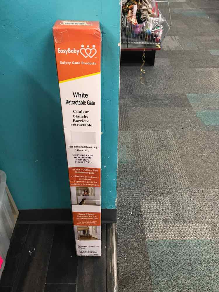 White Retractable Gate by easybaby(in box)