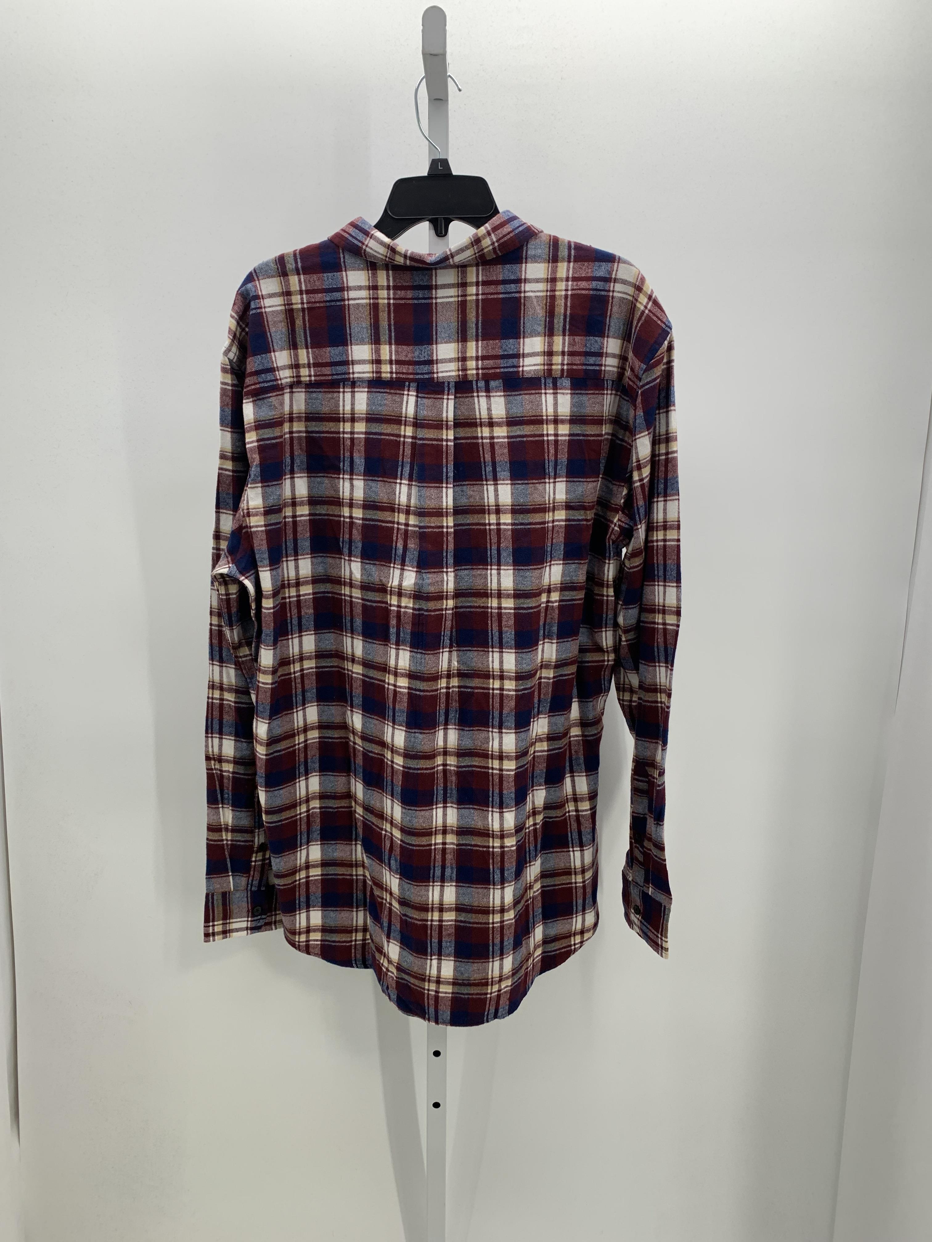 NEW TALL PLAID BTN DOWN