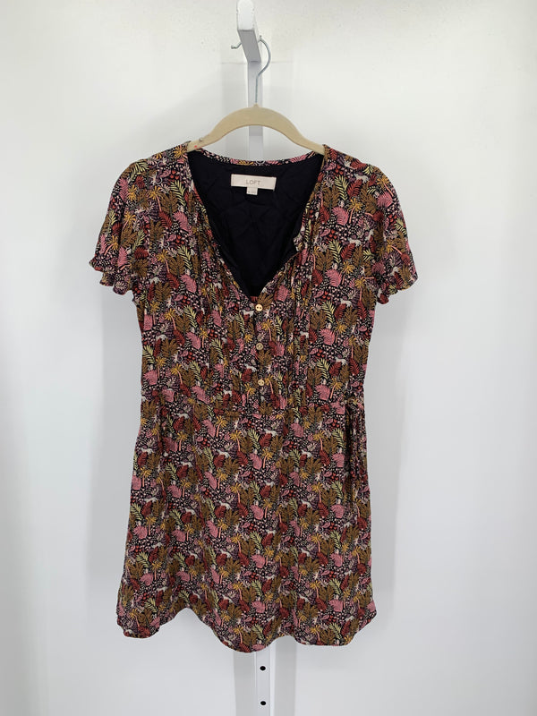 Loft Size X Small Misses Short Sleeve Dress