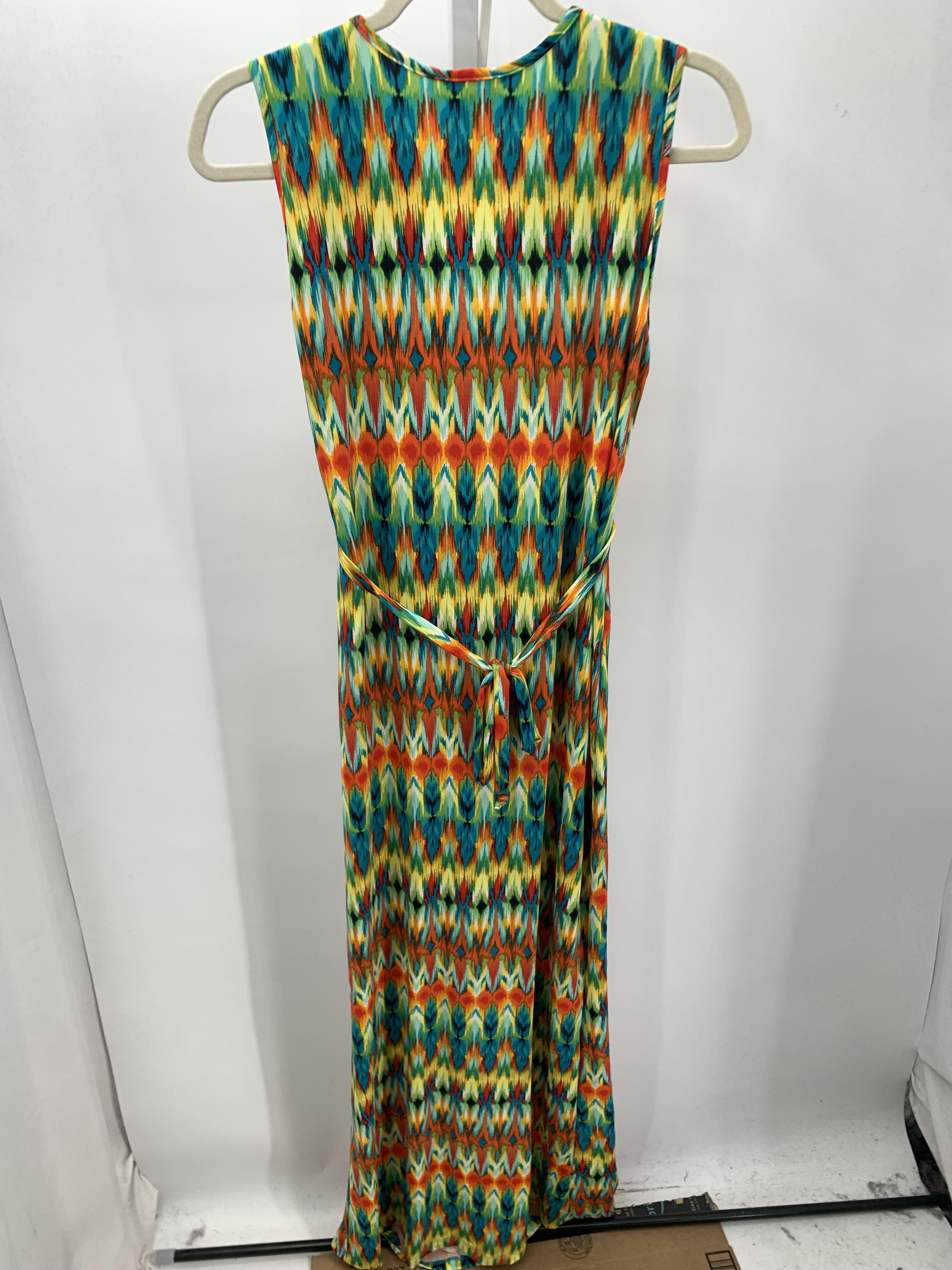 Multi-Color Size Medium Maternity Sleeveless Dress