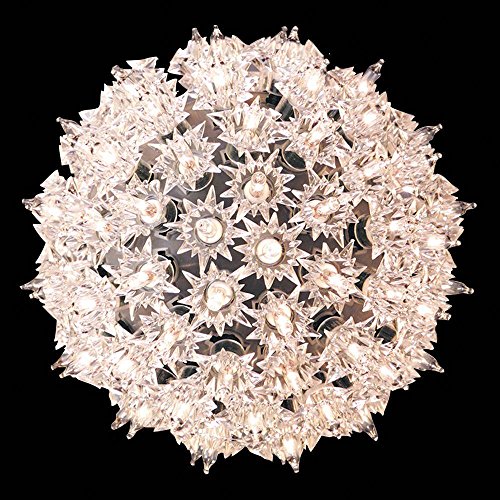 GE 75906HD Holiday Christmas Classic 100-Light Clear Super Sphere Light -