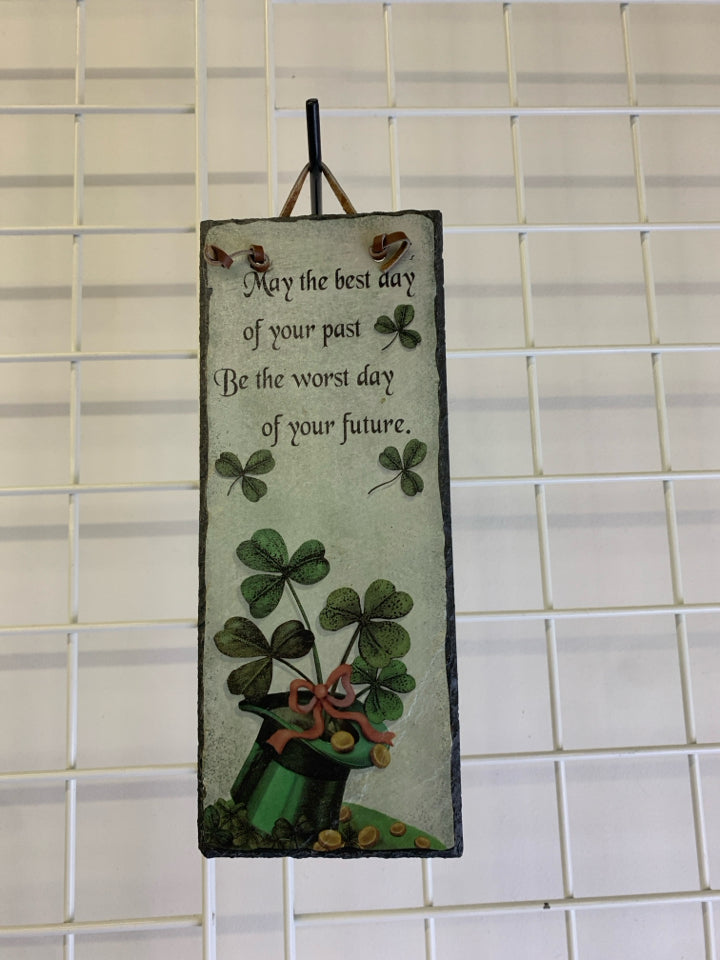 MAY THE BEST SLATE WALL HANGING.
