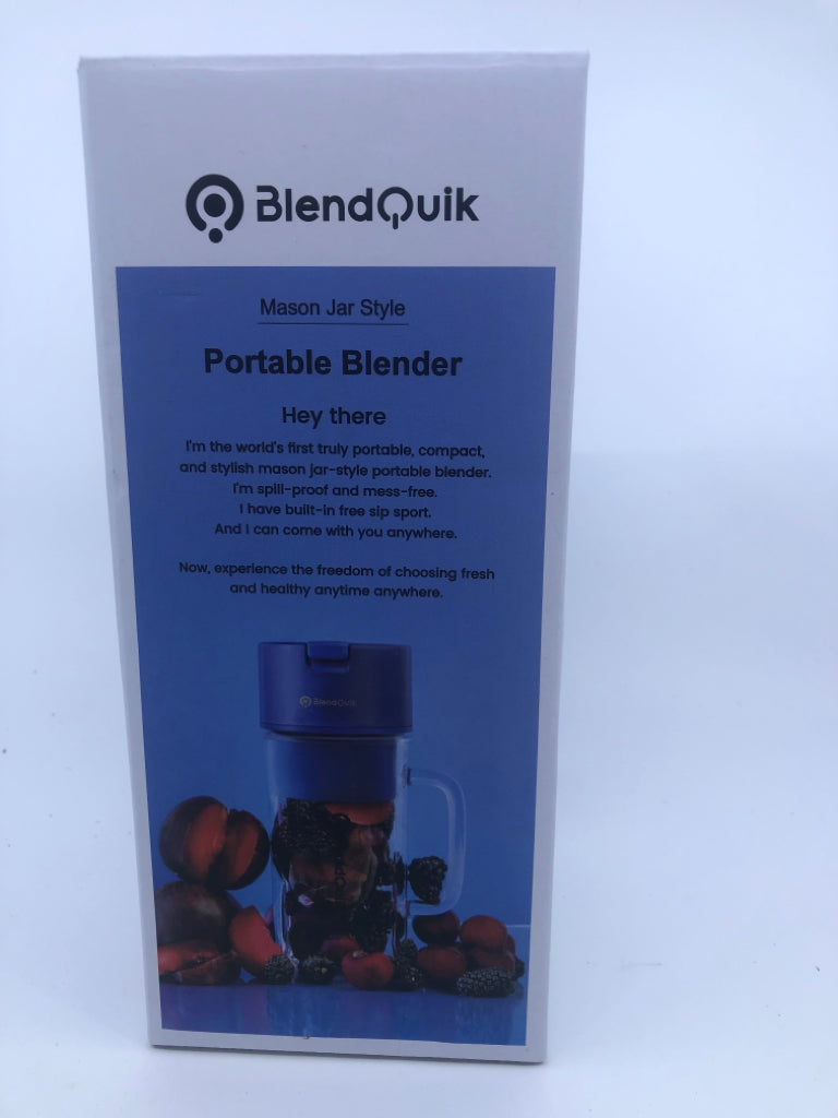 NIB BLENDQUIK PORTABLE BLENDER.