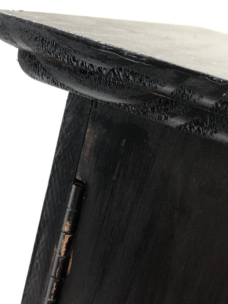 SM BLACK PAINTED CABINET.