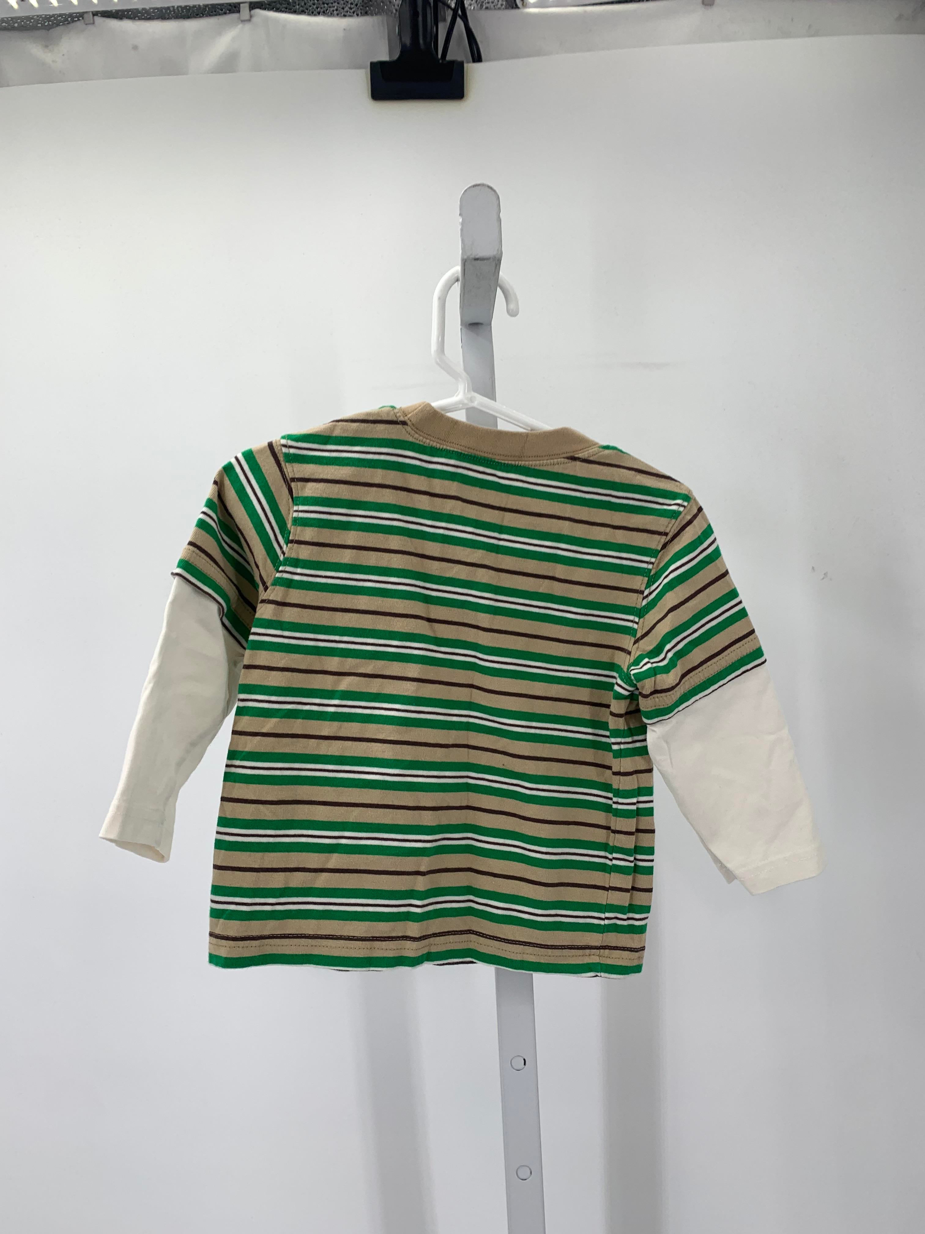 GREEN WHITE STRIPES