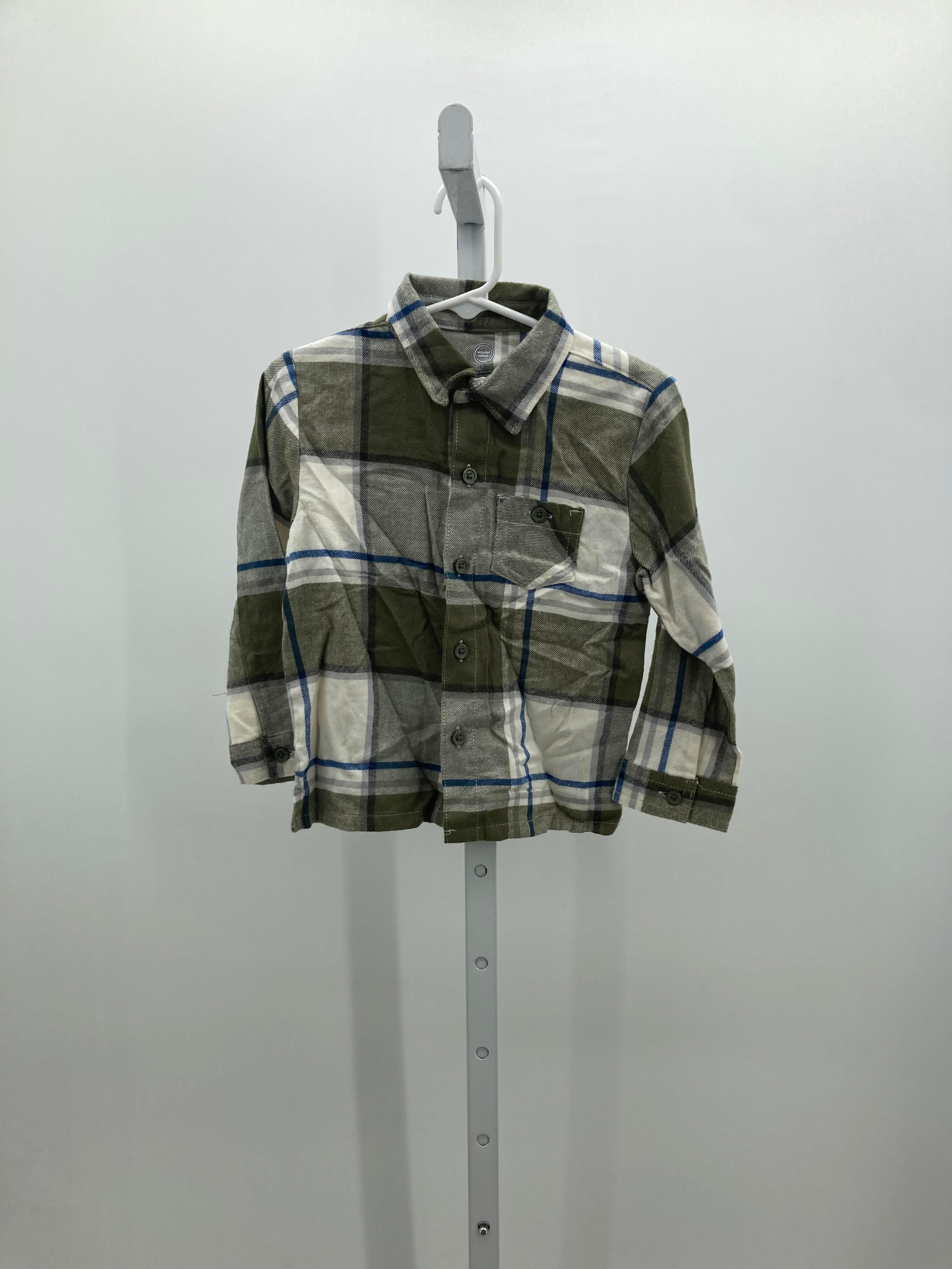 PLAID BTN DOWN