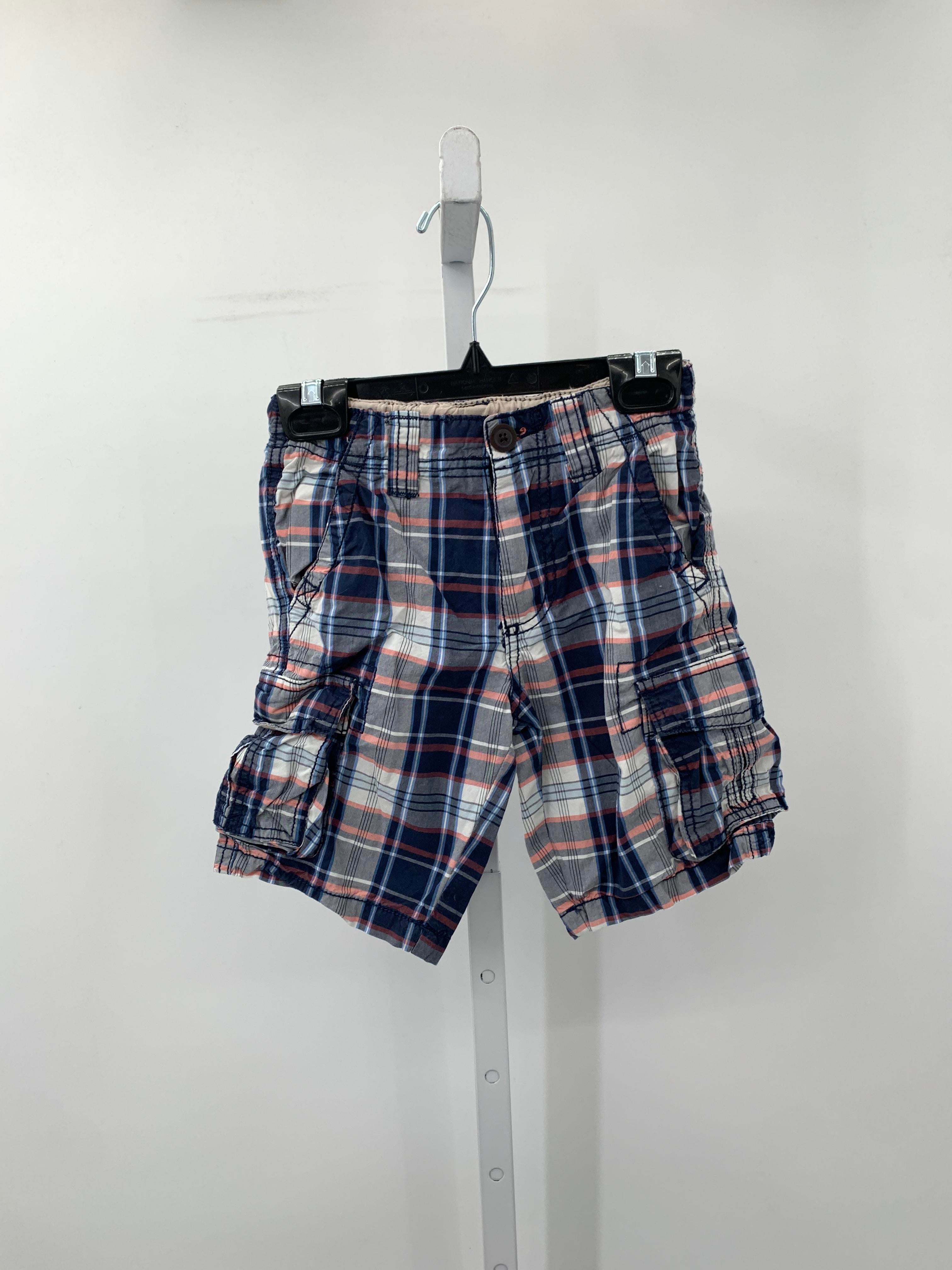 ADJ WAIST PLAID CARGO