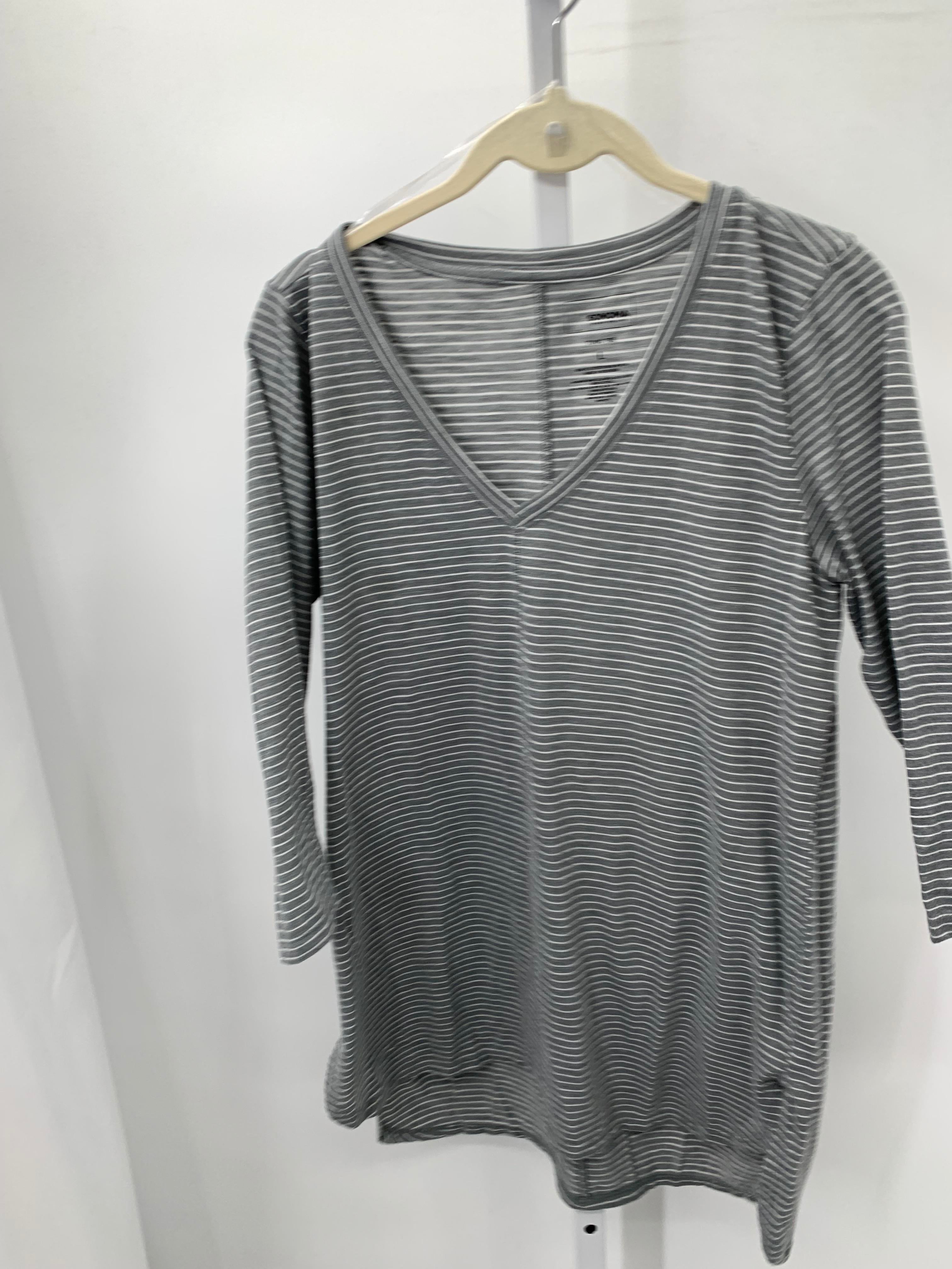 Sonoma Size Large Misses 3/4 Sleeve Shirt