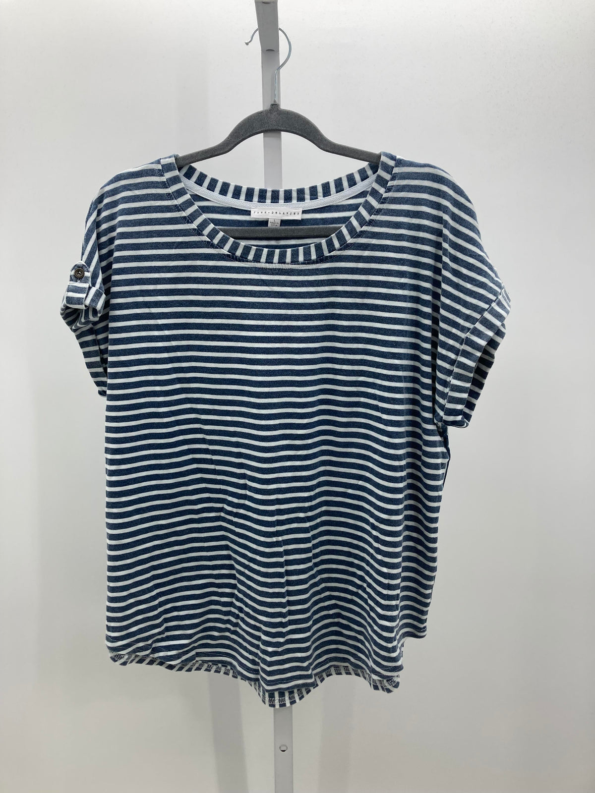 Jane + Delancey Size Large Misses Short Sleeve Shirt