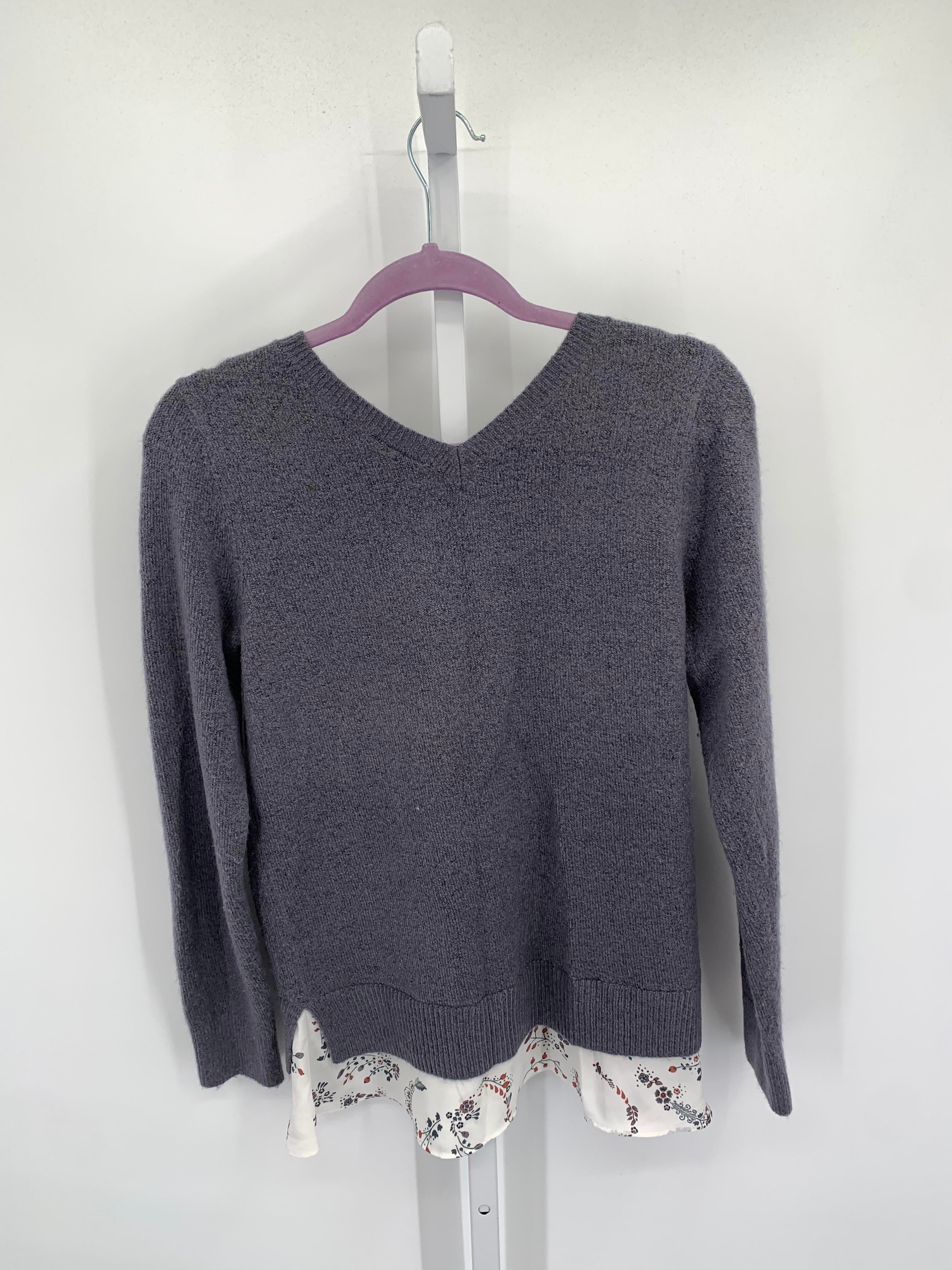 Loft Size Medium Misses Long Slv Sweater