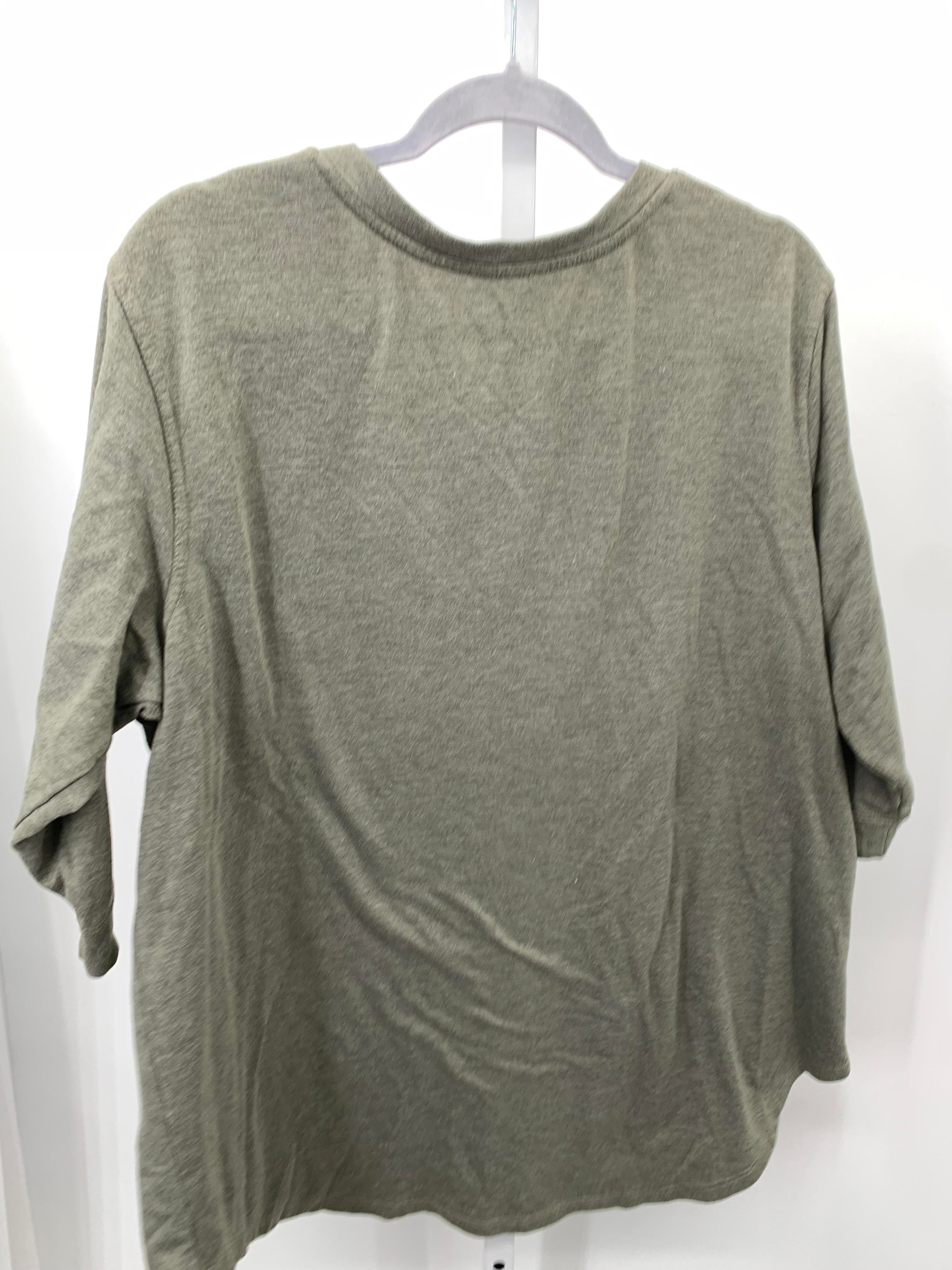 Jane + Delancey Size 1X Womens Short Sleeve Shirt