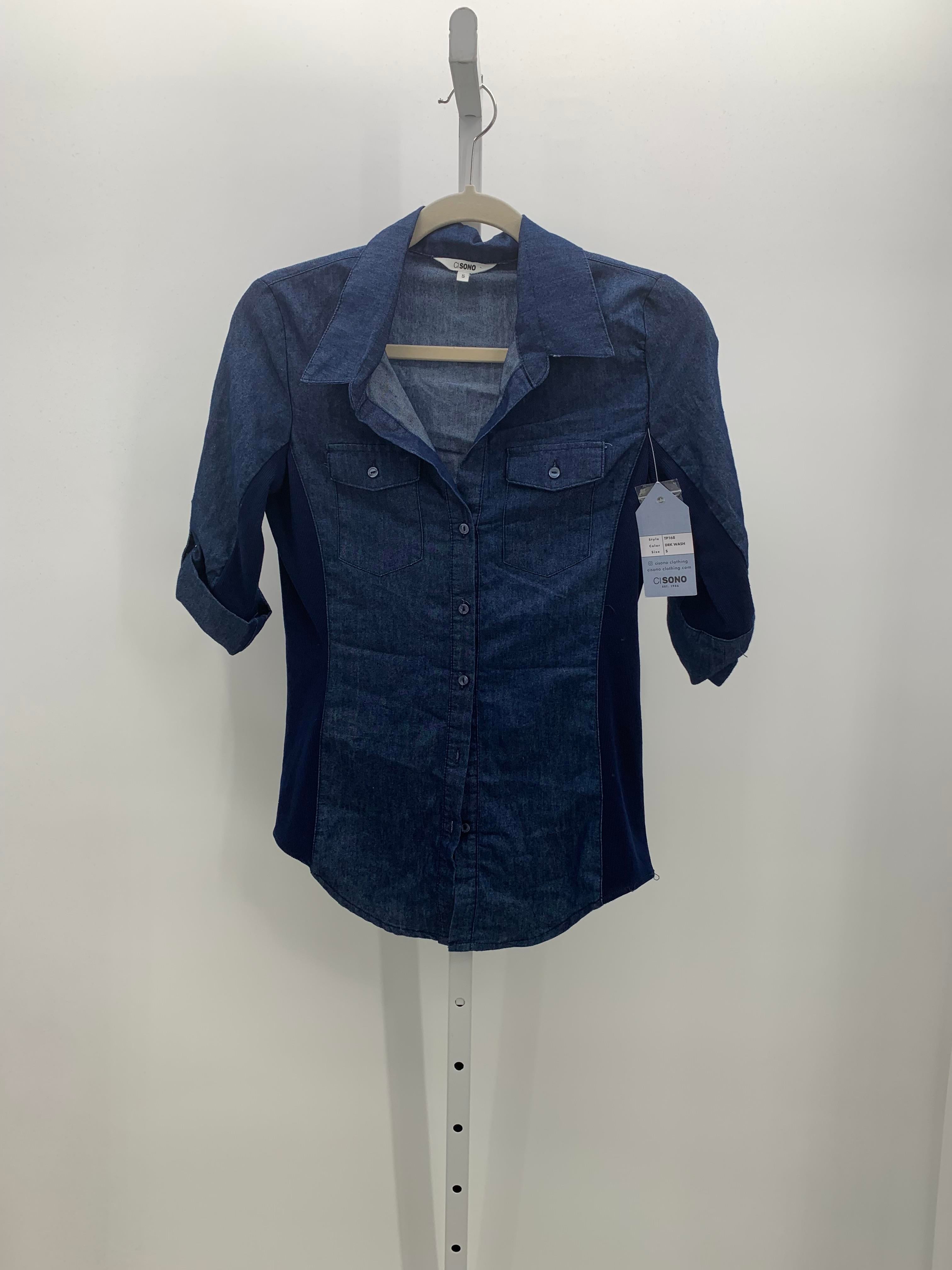 Ci Sono Size Small Misses 3/4 Sleeve Shirt