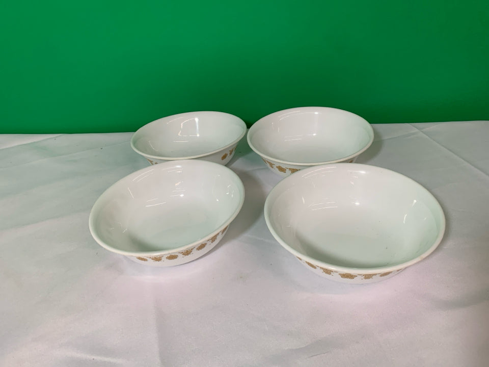 4 CEREAL BOWLS.