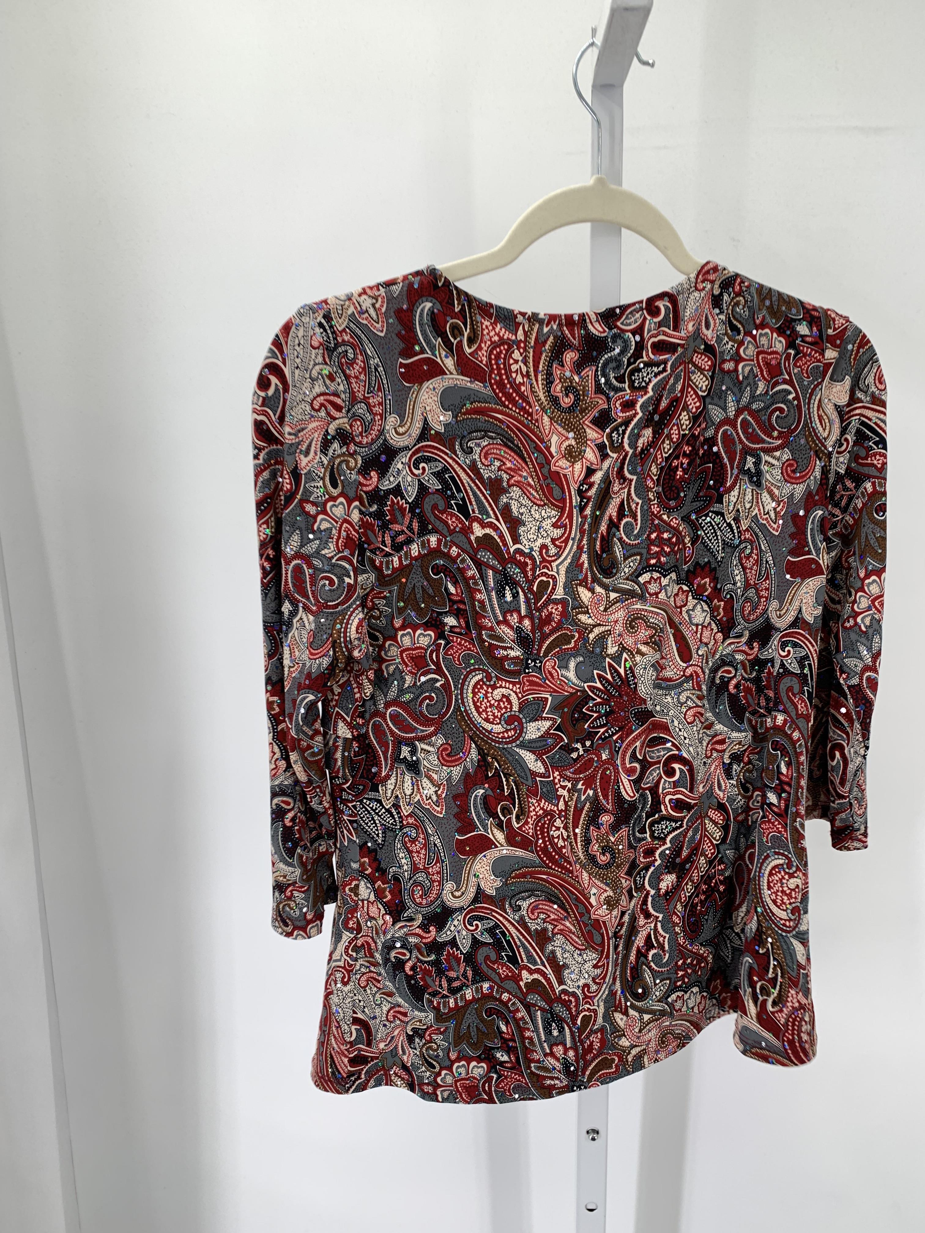 INC Size Medium Petite Petite 3/4 Sleeve Shirt