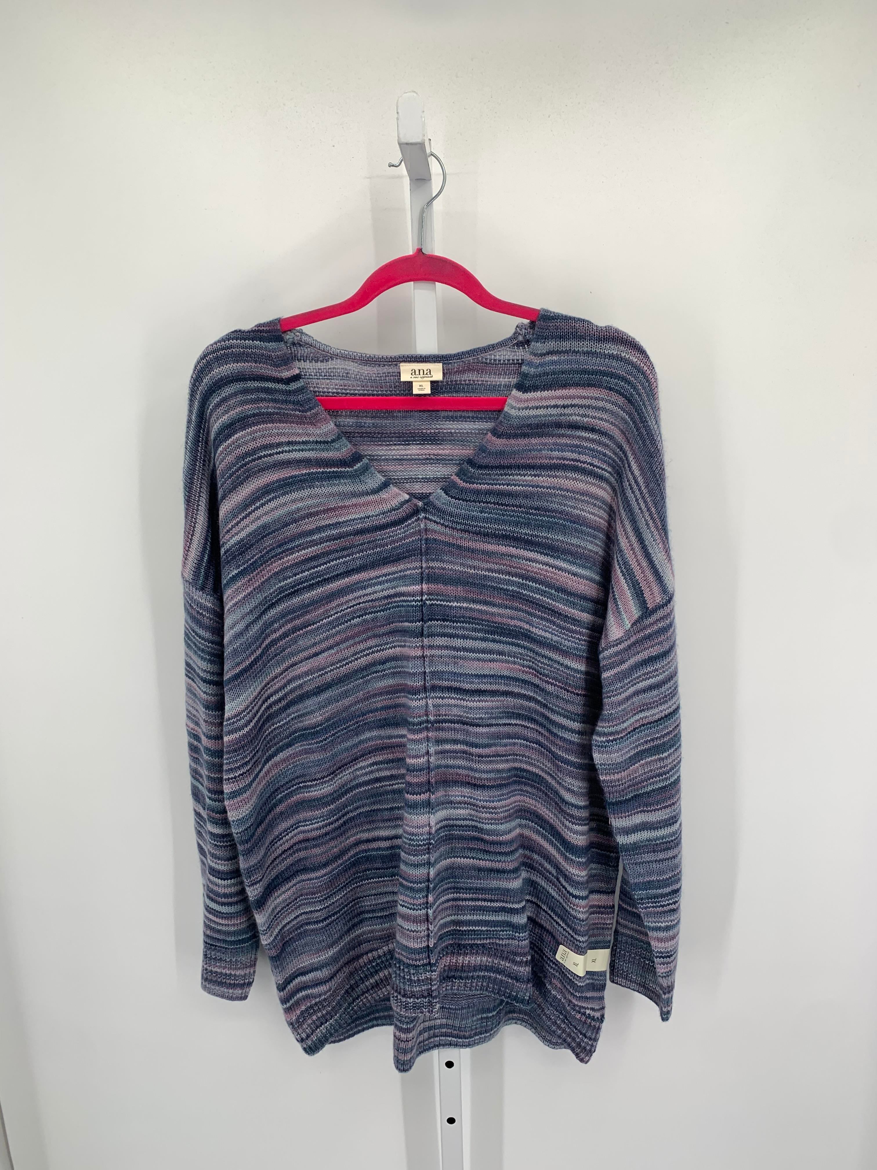 A.N.A. Size Extra Large Misses Long Slv Sweater