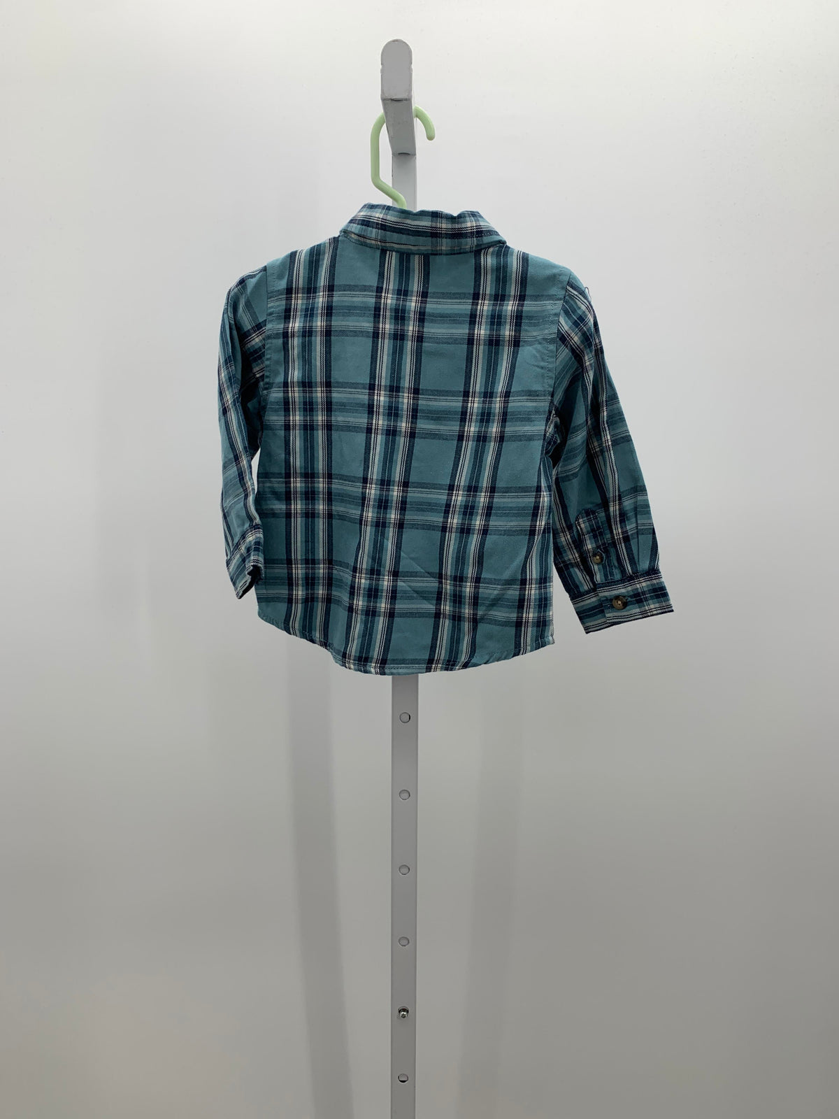 PLAID BTN DOWN