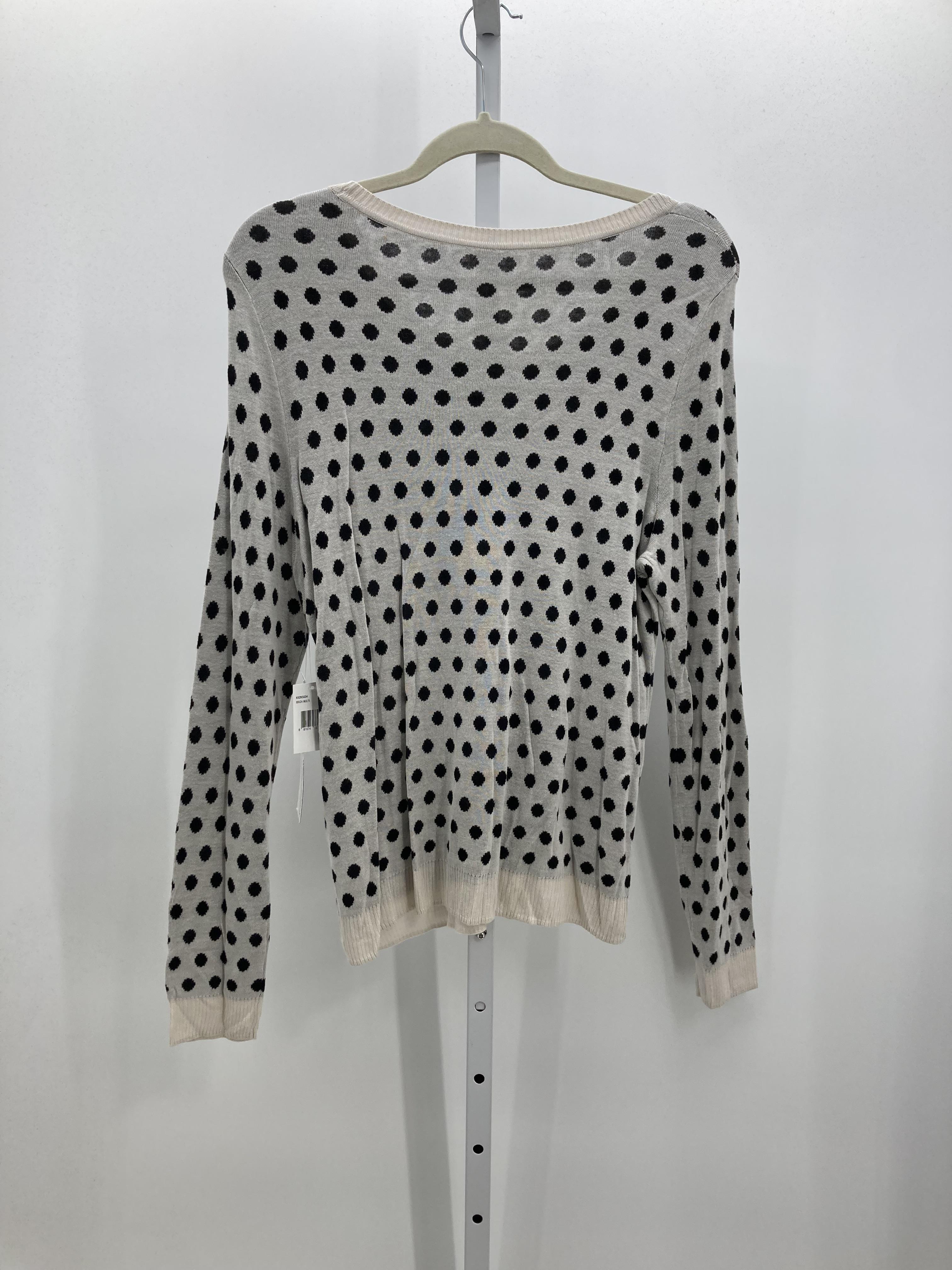 Kensie Size Large Misses Long Slv Sweater