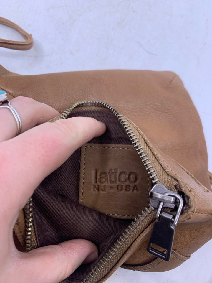 Latico Miller Leather Crossbody -Hazel