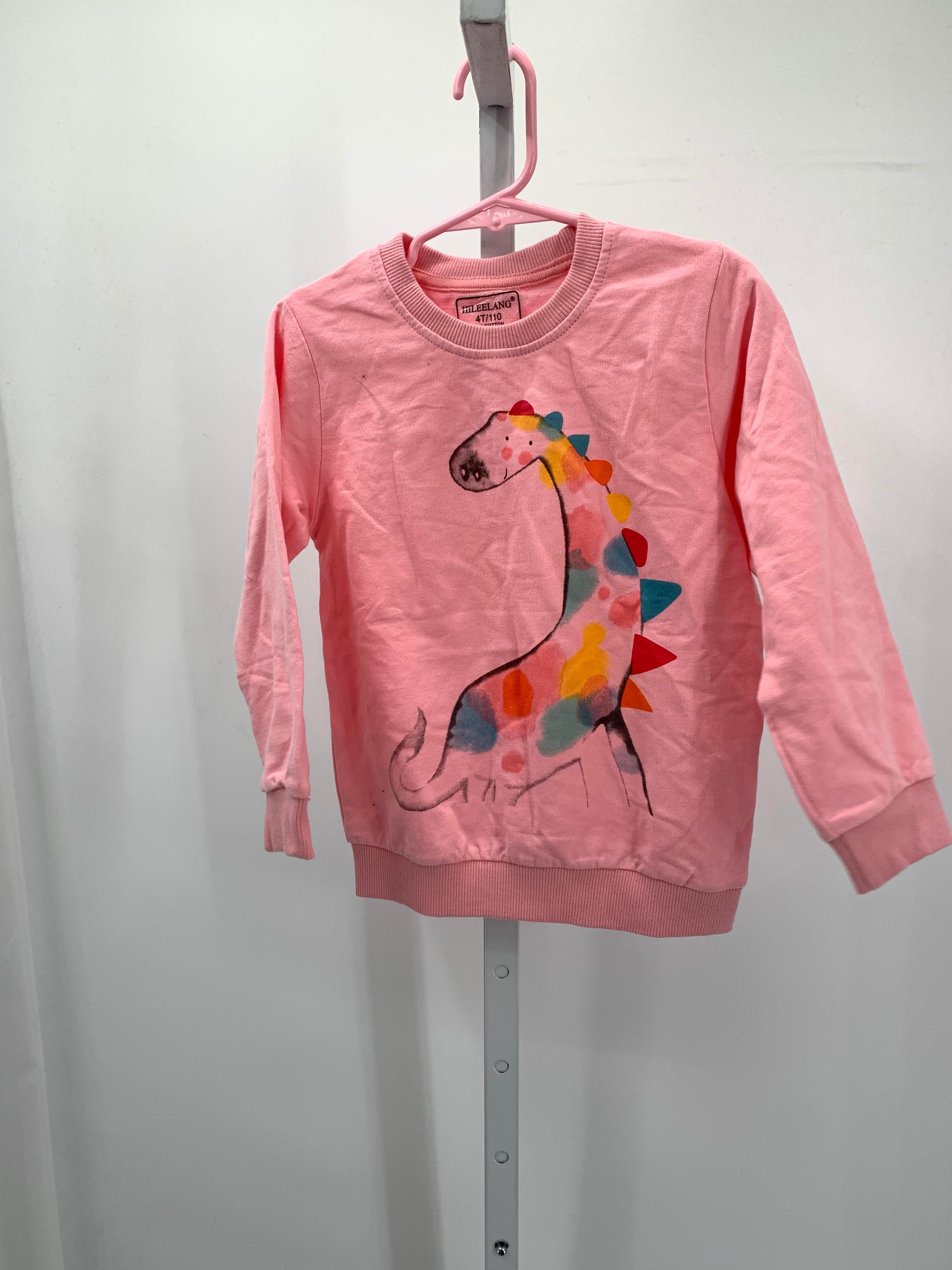 Size 4T Girls Long Sleeve Shirt