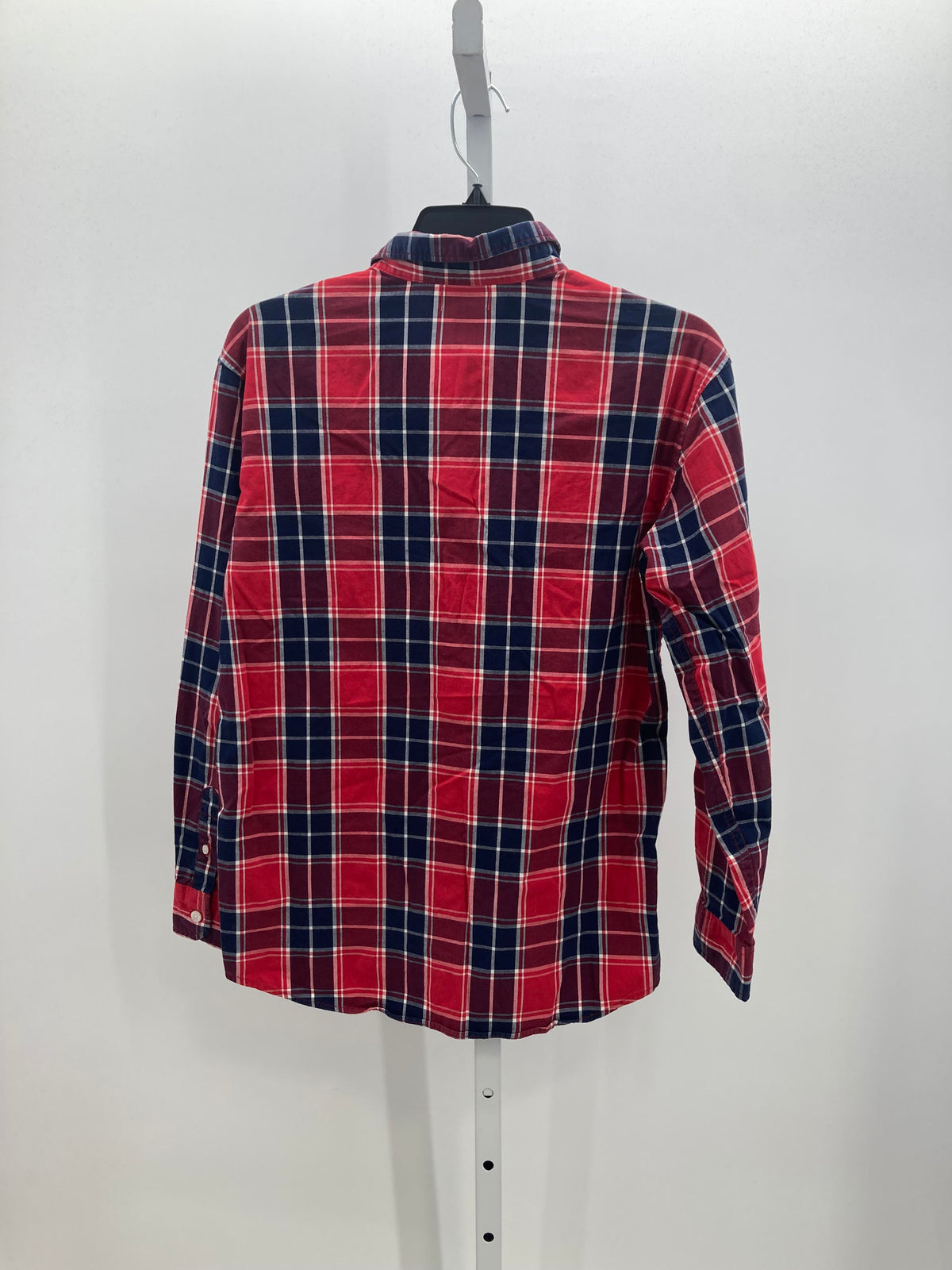 NAVY WHITE PLAID