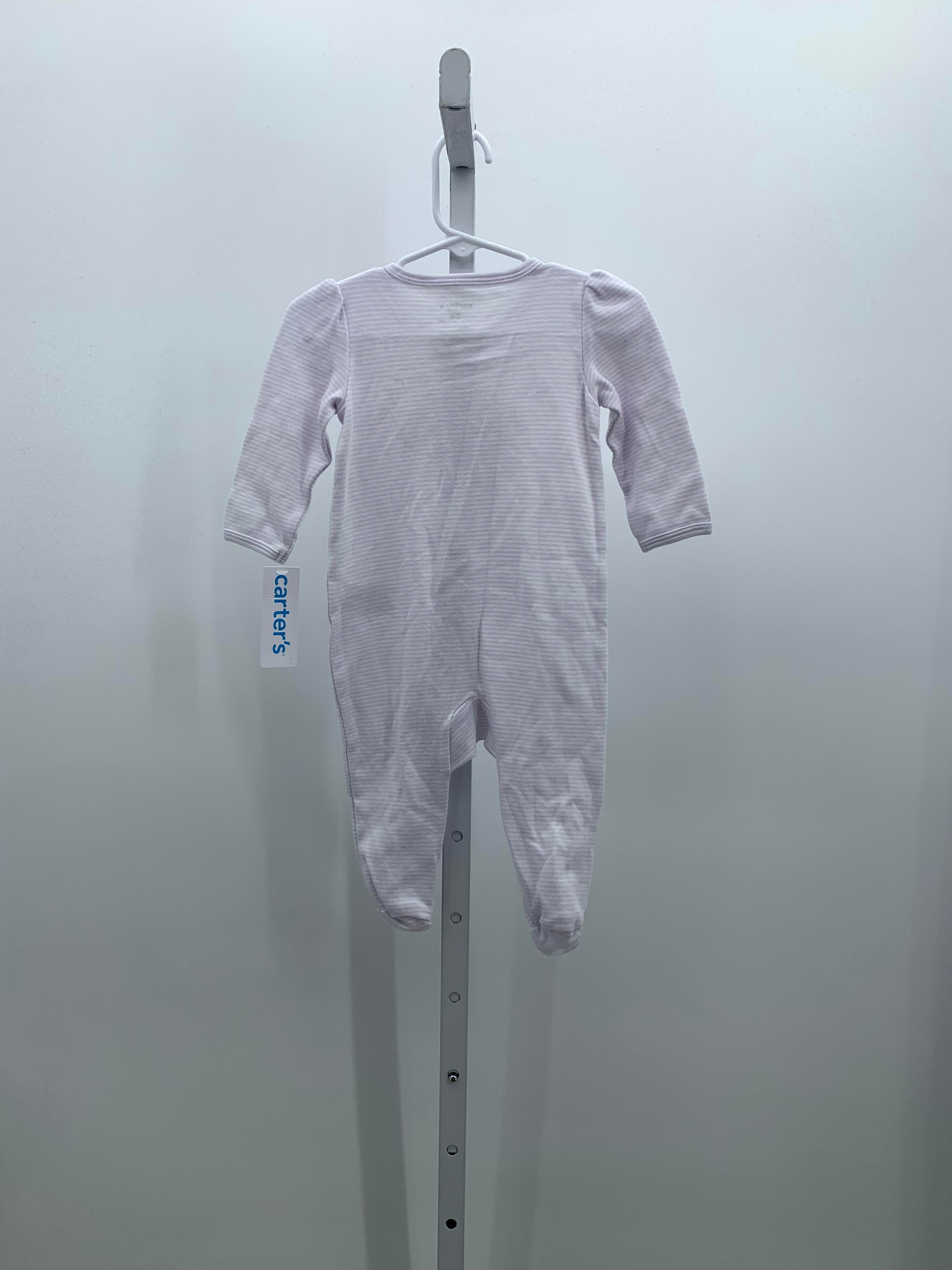 Carters Size 6 Months Girls Long Slv. Romper