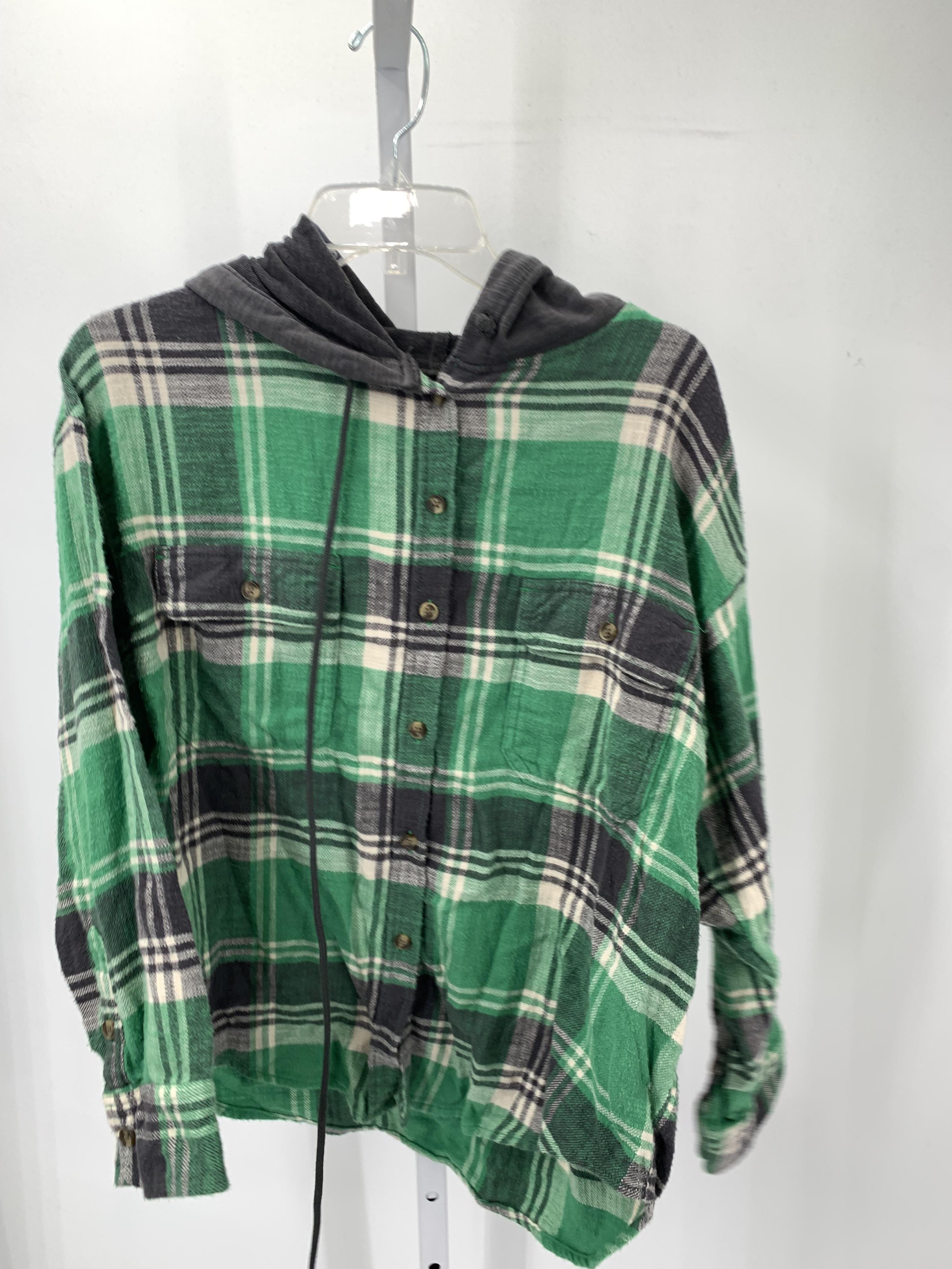 American Eagle Size Medium Juniors Long Sleeve Shirt
