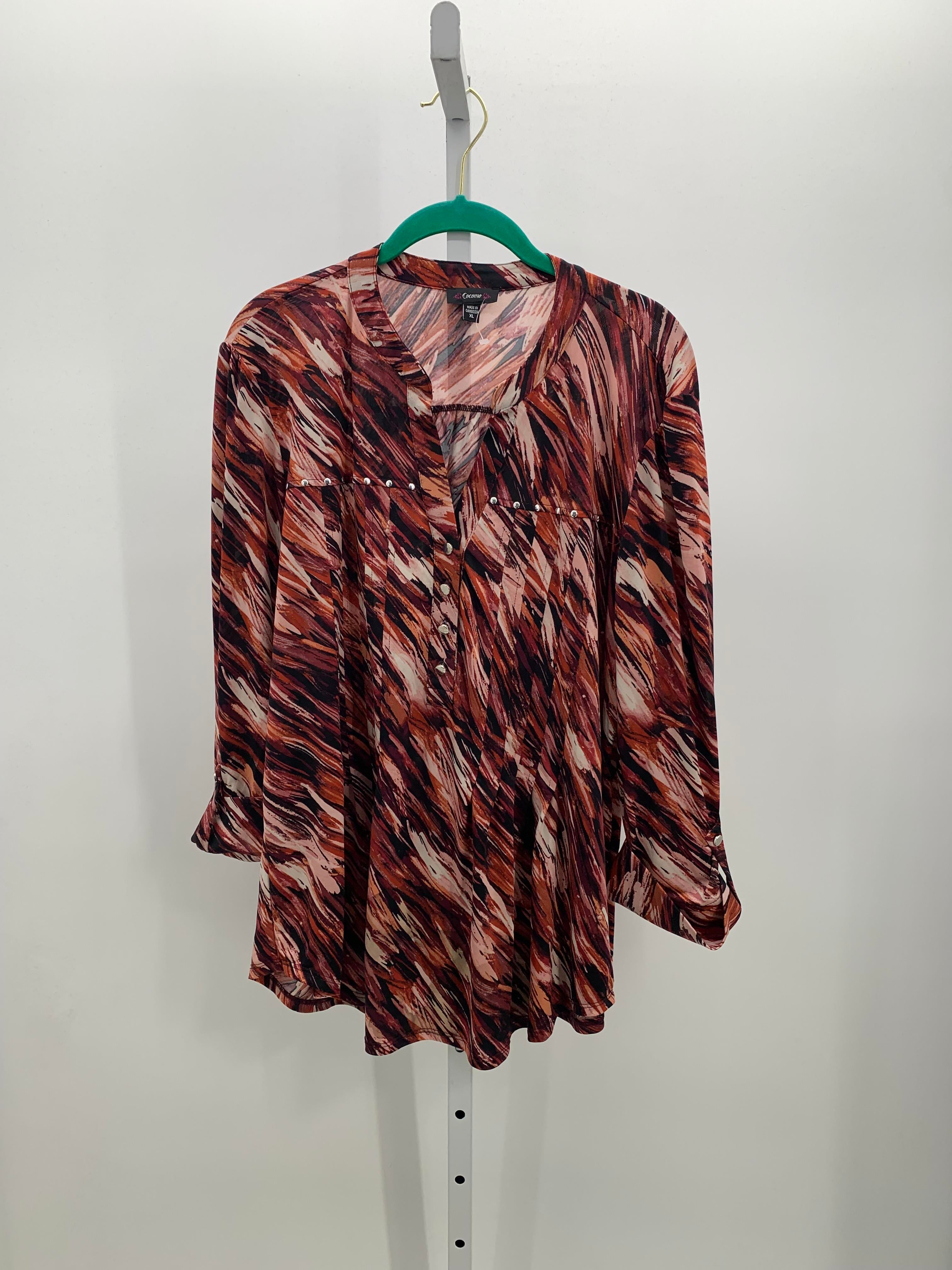 cocomo Size Extra Large Misses Long Sleeve Shirt