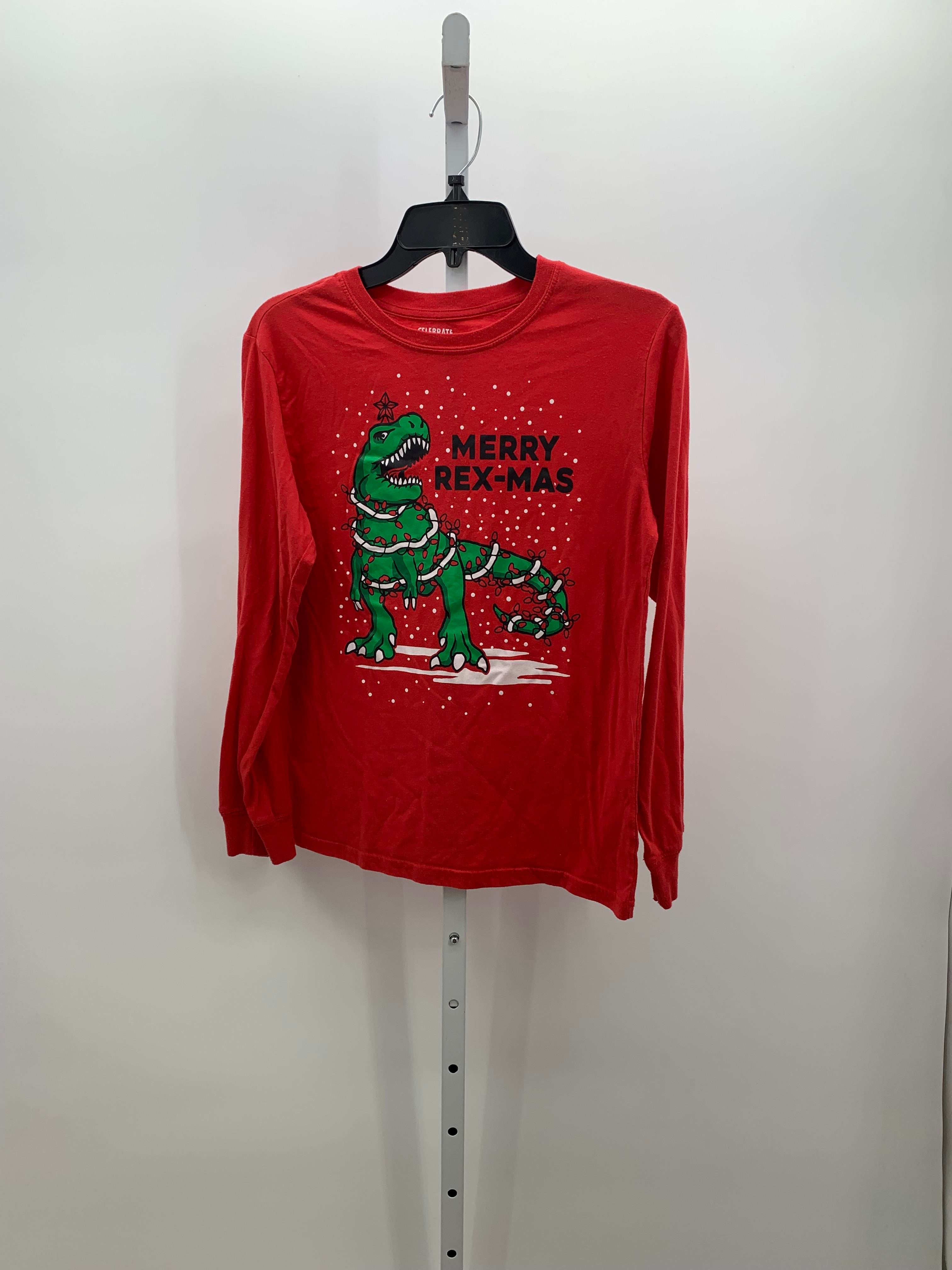 LONG SLV SHIRT MERRY REX-MAS.
