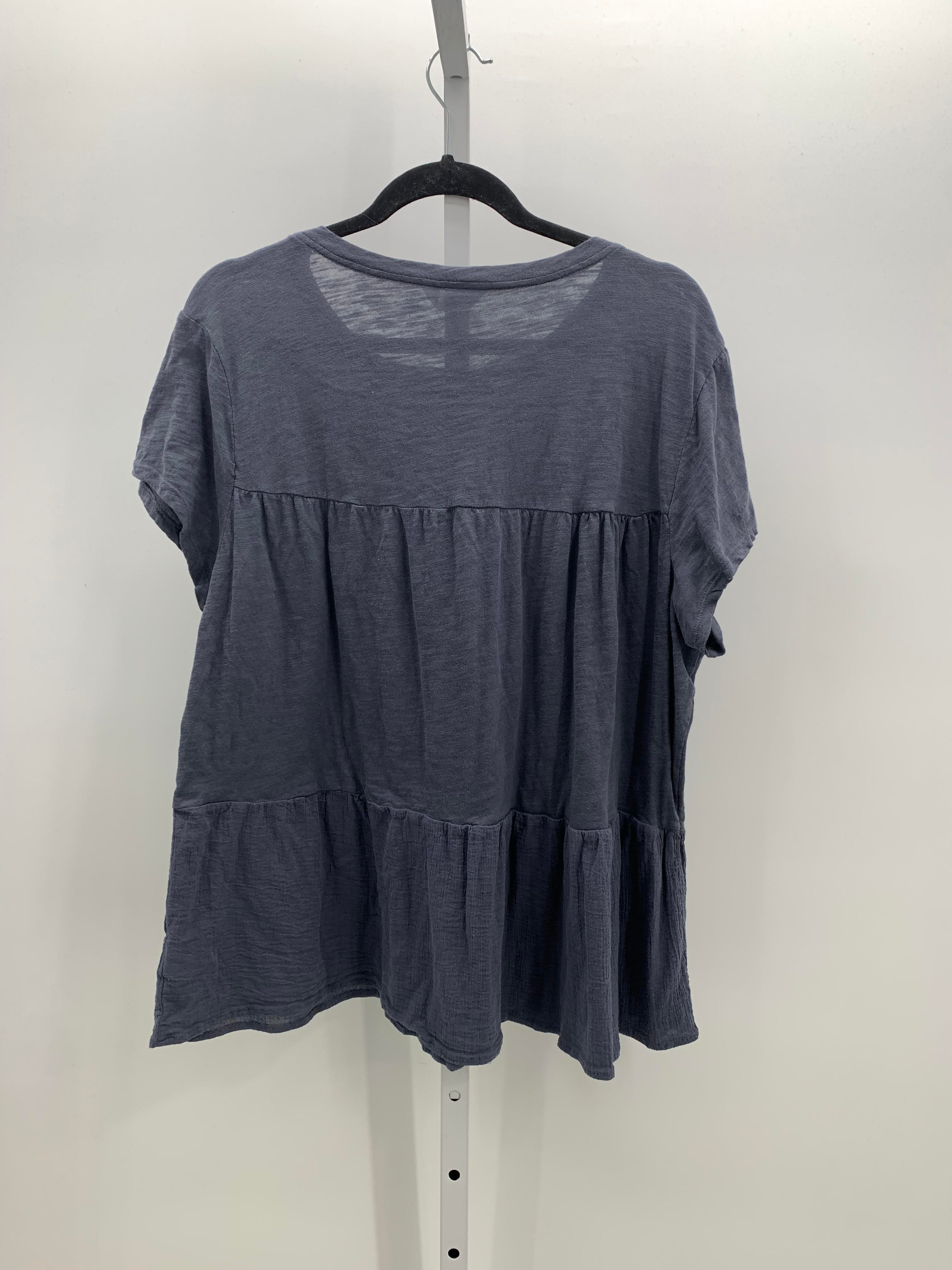 Time and Tru Size XXL Misses Short Sleeve Shirt