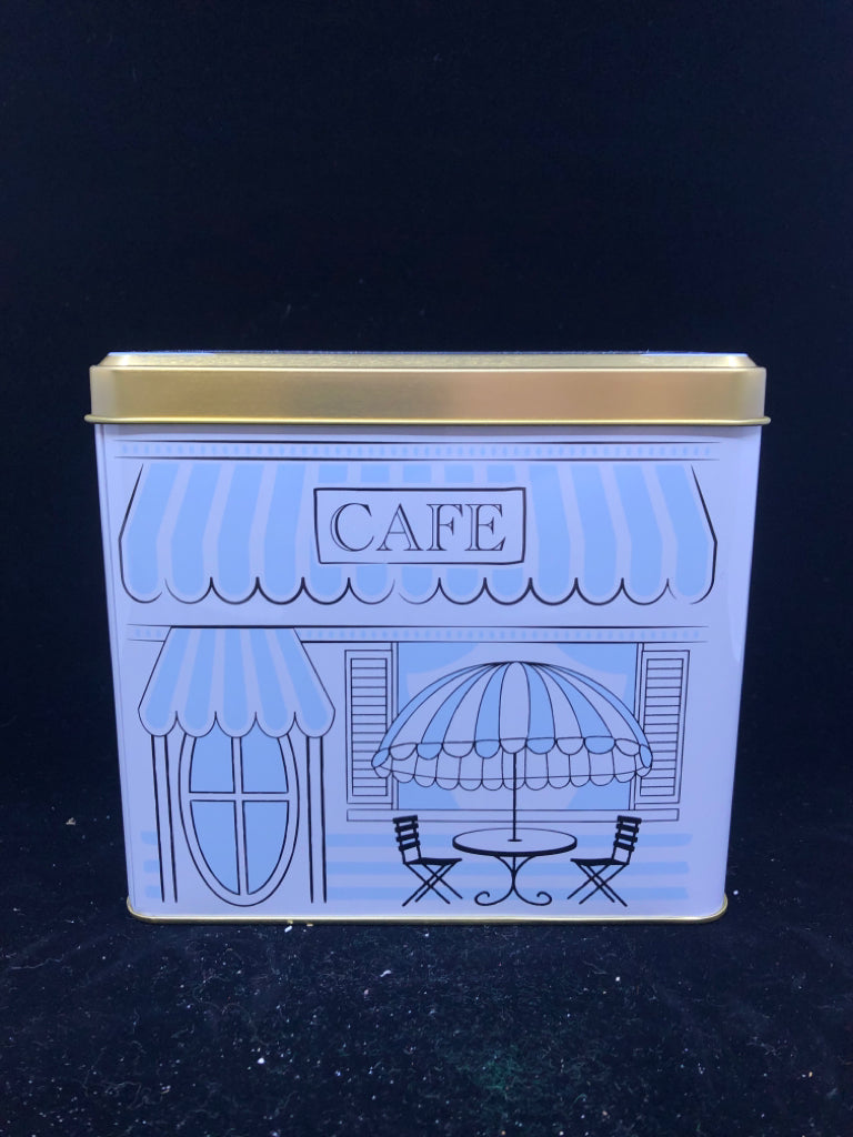 CAFE RECTANGLE TIN.