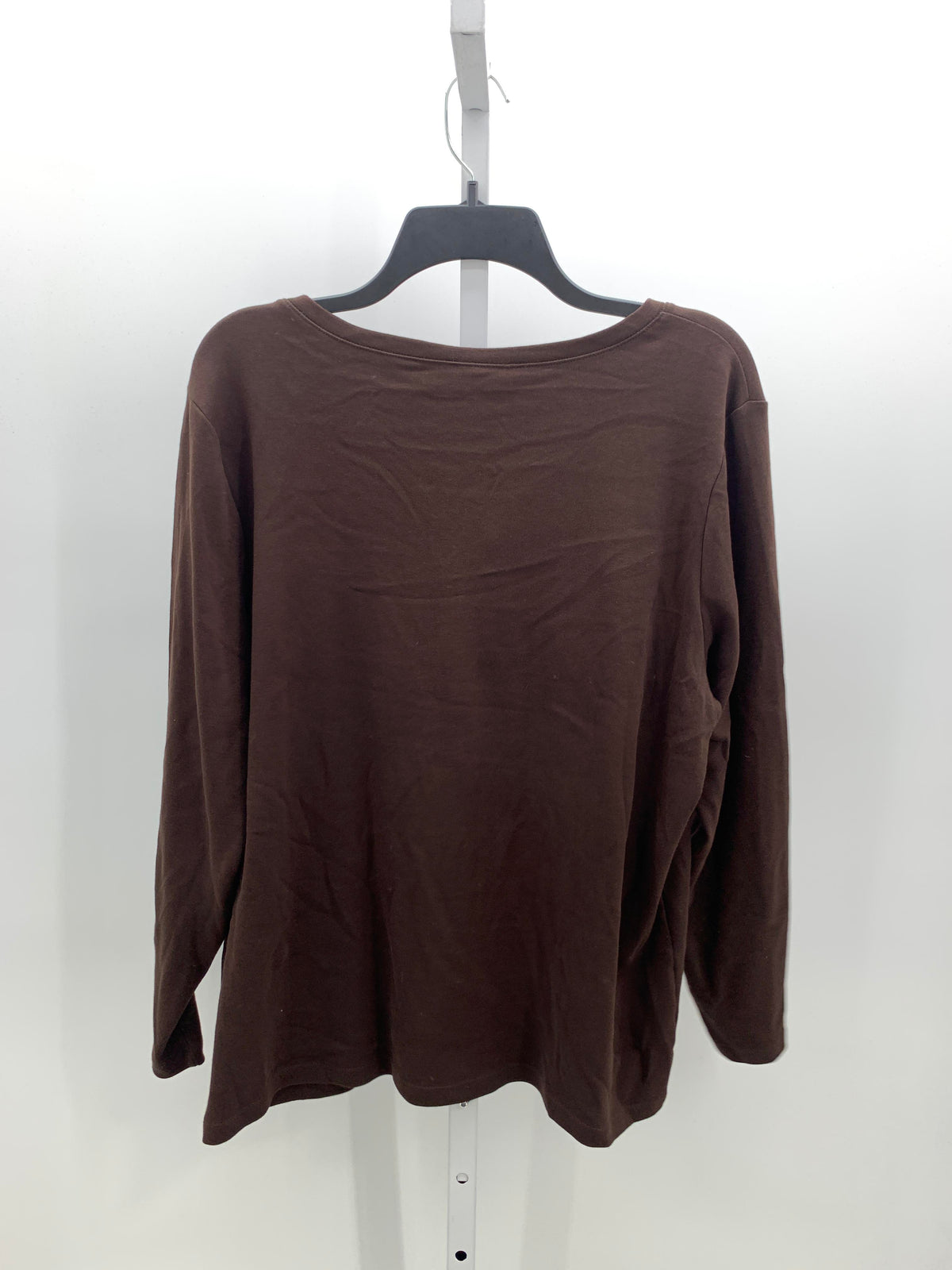Karen Scott Size Extra Large Misses Long Sleeve Shirt