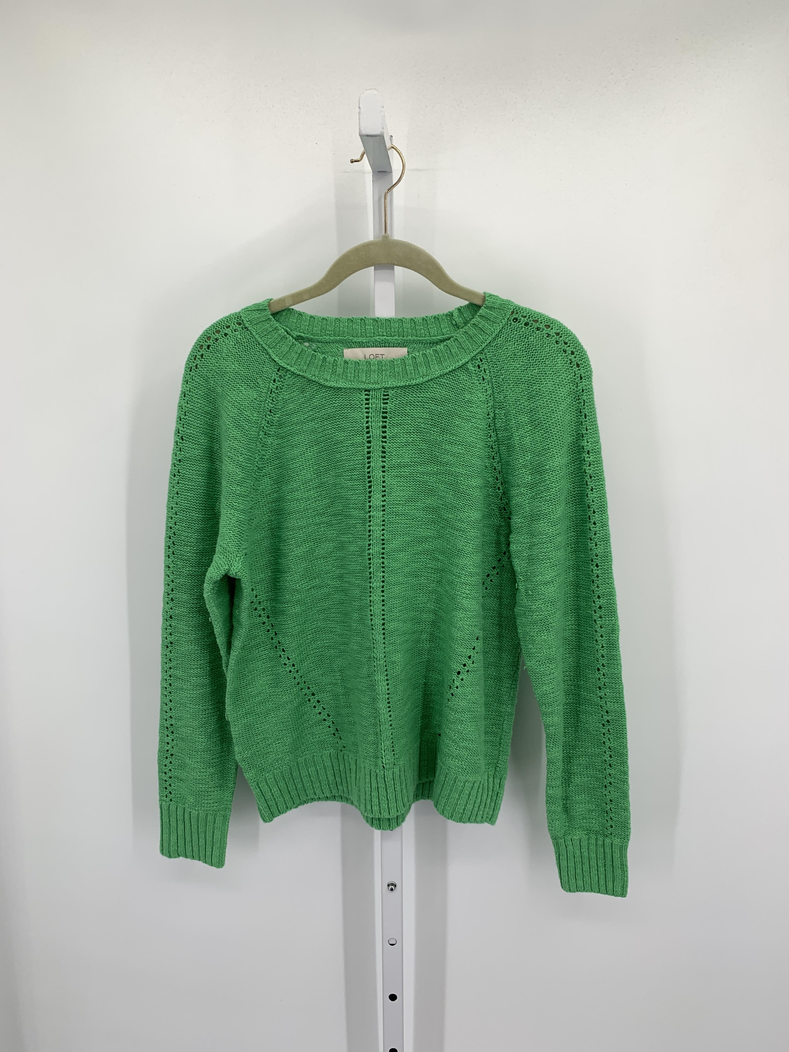 Loft Size Medium Misses Long Slv Sweater