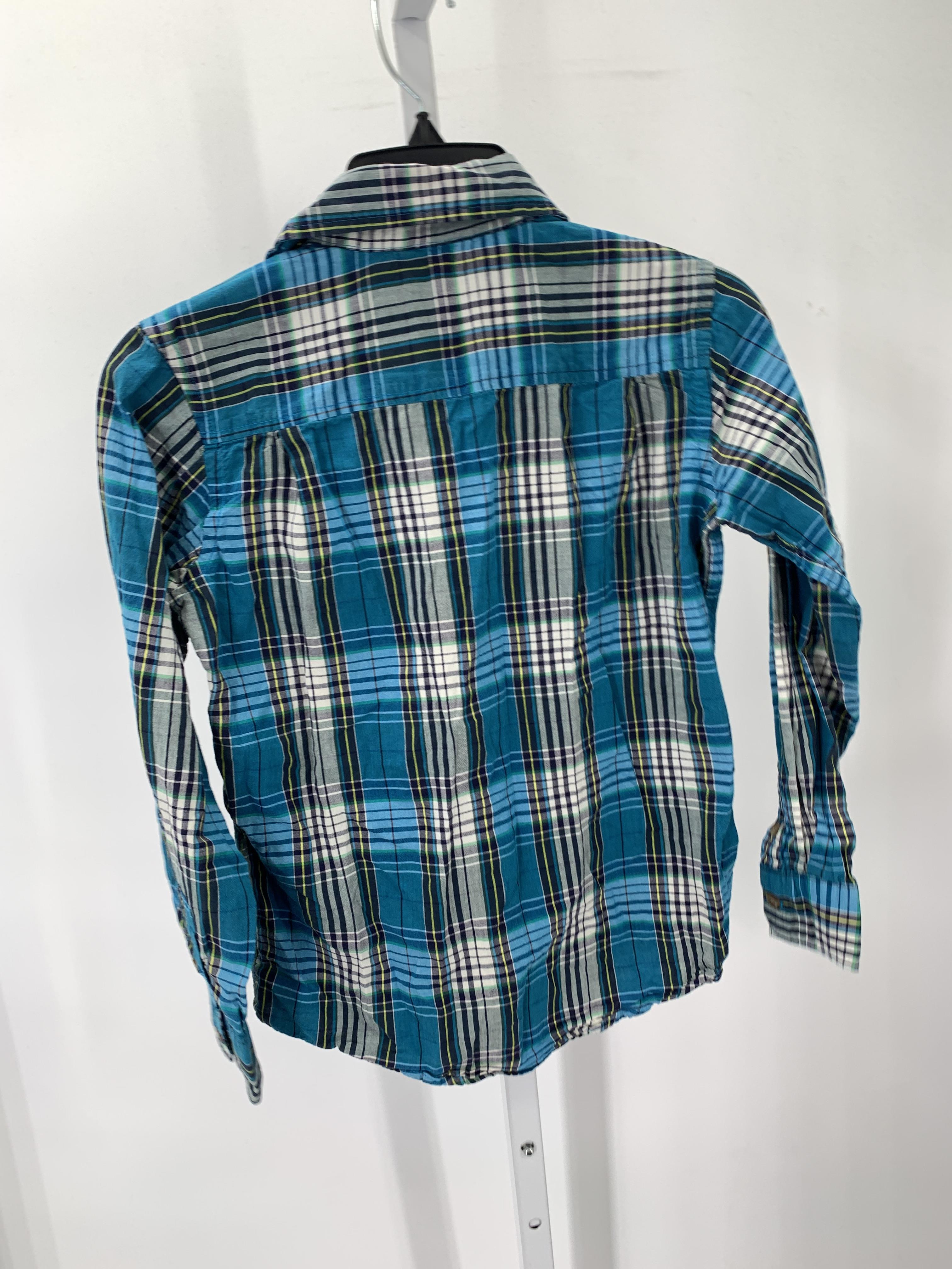 PLAID BTN DOWN