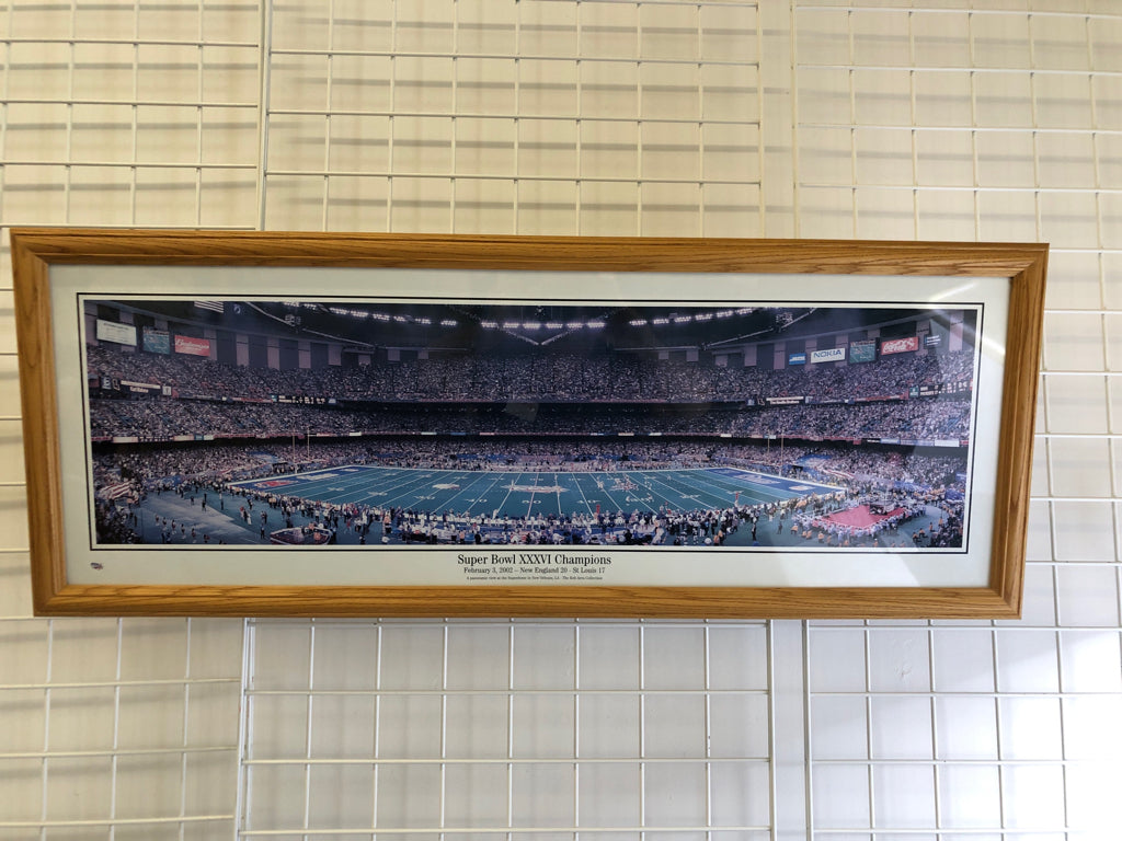 PATRIOTS SUPERBOWL 2002 PANORAMIC PHOTO.